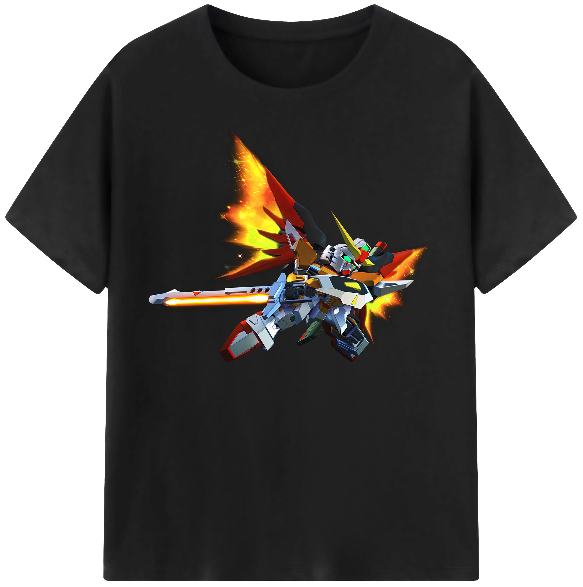 （画像用） 機動戦士ガンダム Mobile Suit Gundam レディースカジュアルプリントTシャツ（綿100％）