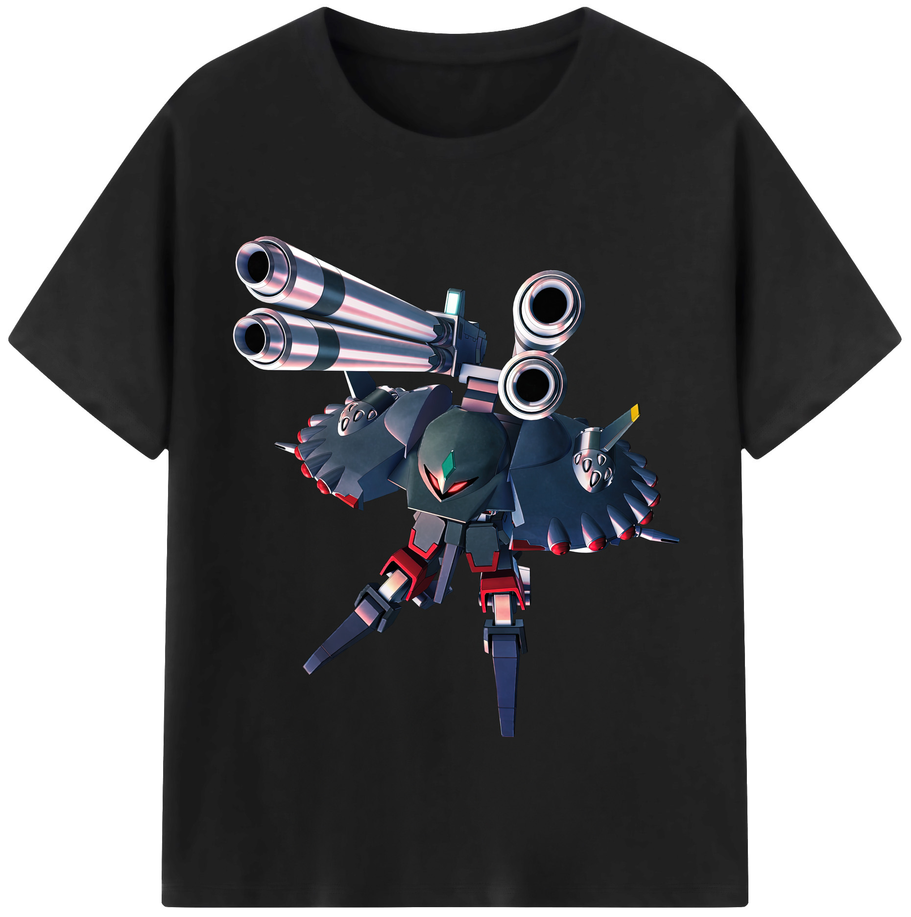 （画像用） 機動戦士ガンダム Mobile Suit Gundam レディースカジュアルプリントTシャツ（綿100％）