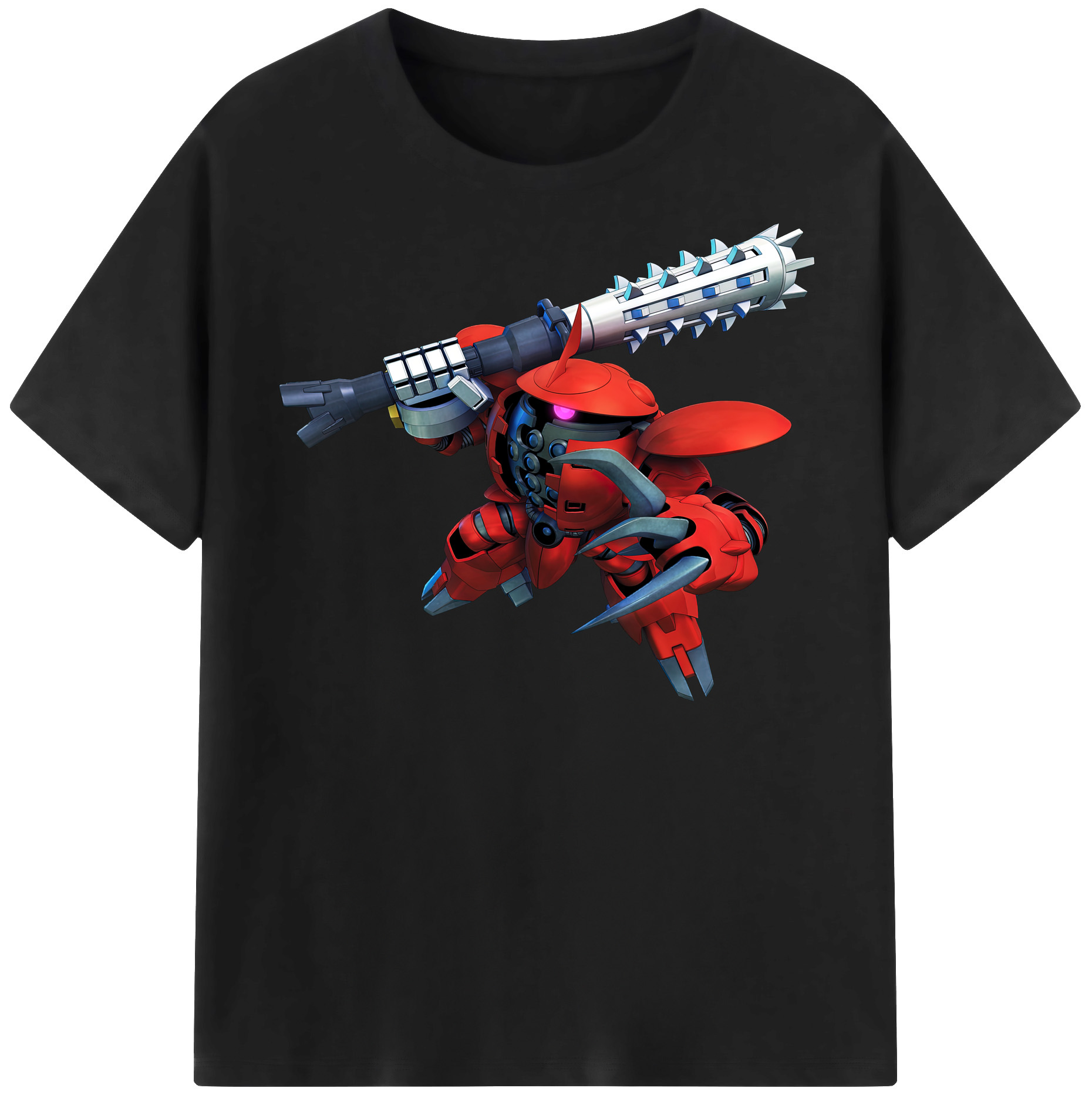 （画像用） 機動戦士ガンダム Mobile Suit Gundam レディースカジュアルプリントTシャツ（綿100％）