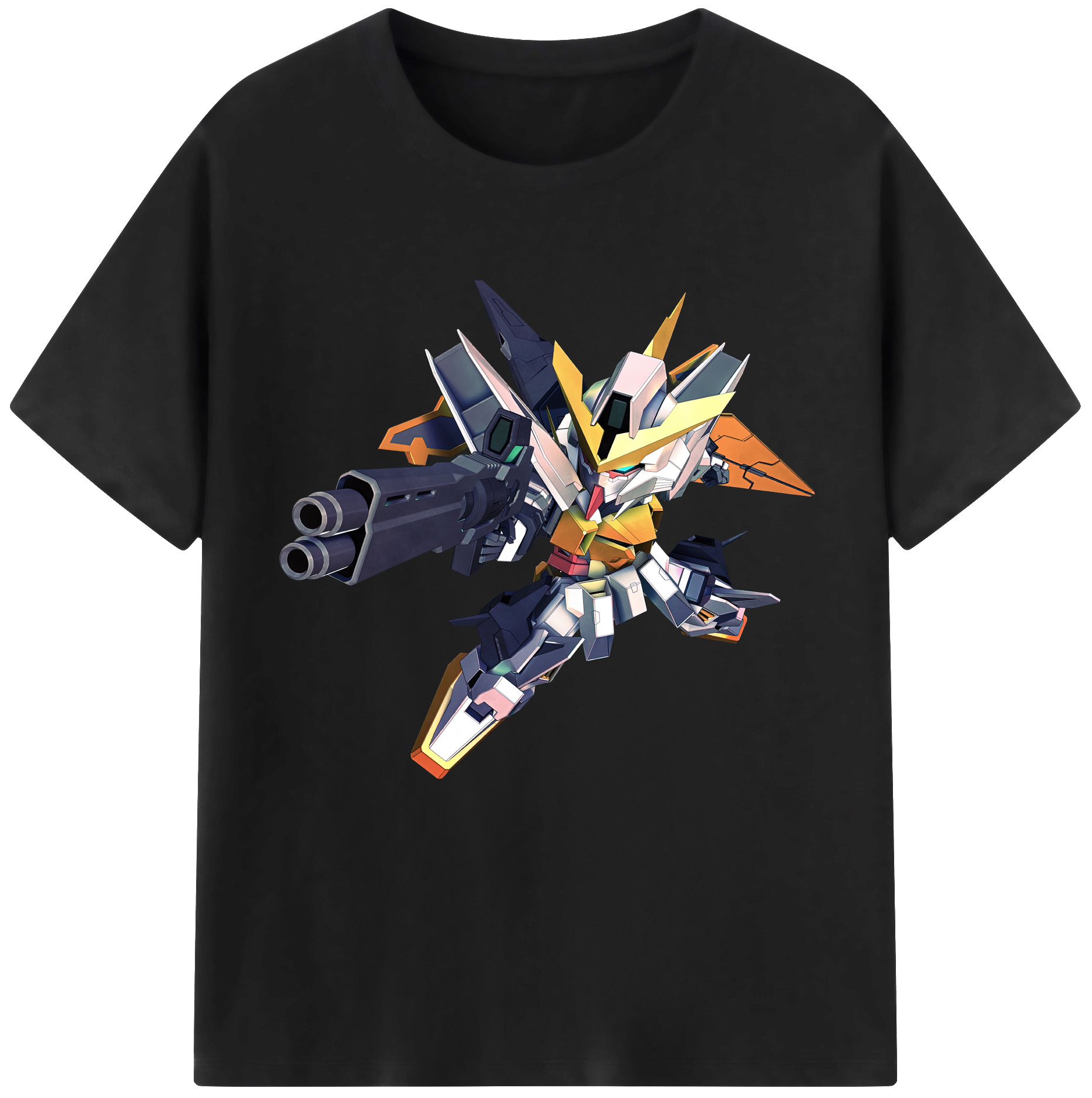（画像用） 機動戦士ガンダム Mobile Suit Gundam レディースカジュアルプリントTシャツ（綿100％）