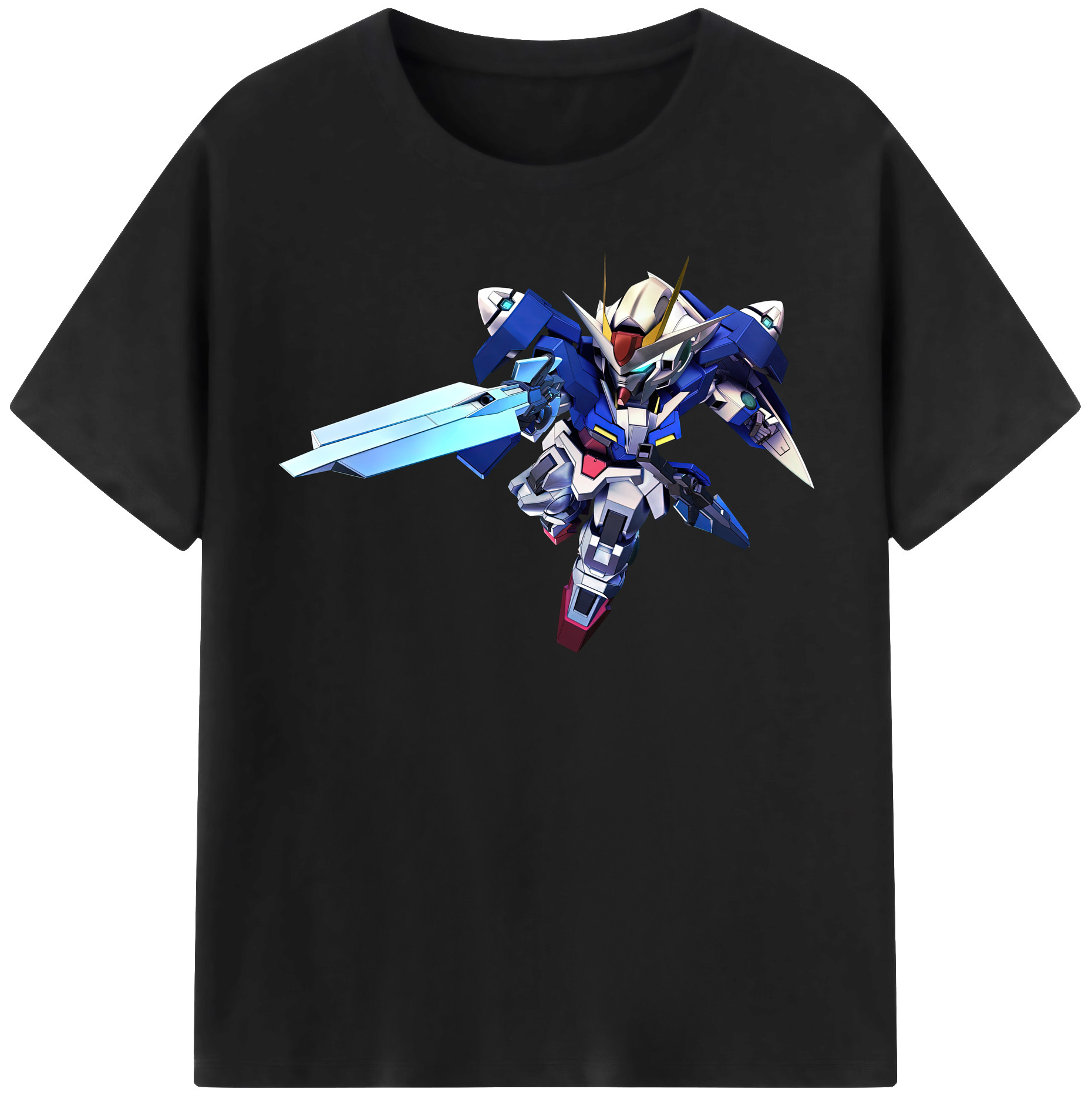 （画像用） 機動戦士ガンダム Mobile Suit Gundam レディースカジュアルプリントTシャツ（綿100％）