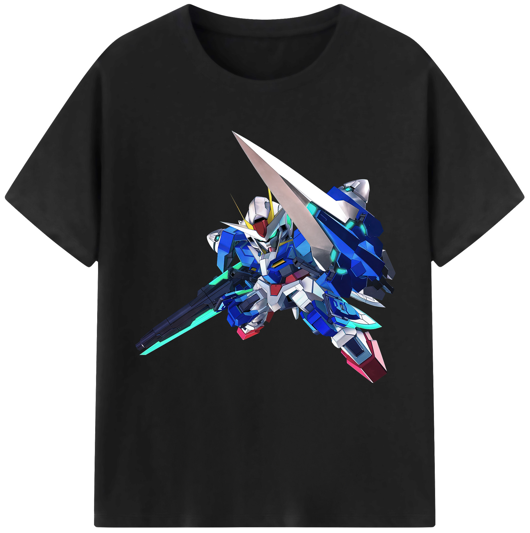 （画像用） 機動戦士ガンダム Mobile Suit Gundam レディースカジュアルプリントTシャツ（綿100％）