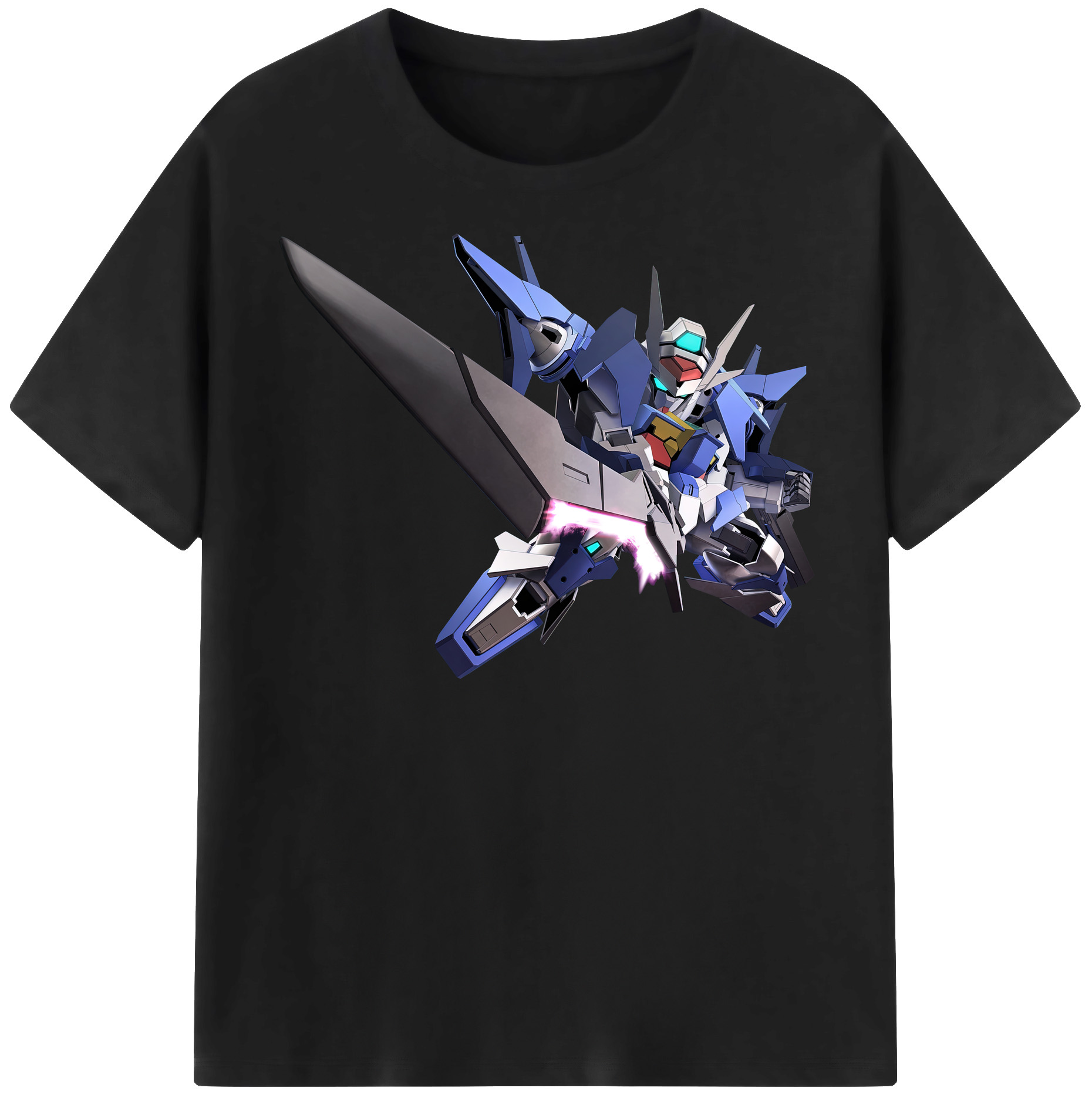 （画像用） 機動戦士ガンダム Mobile Suit Gundam レディースカジュアルプリントTシャツ（綿100％）