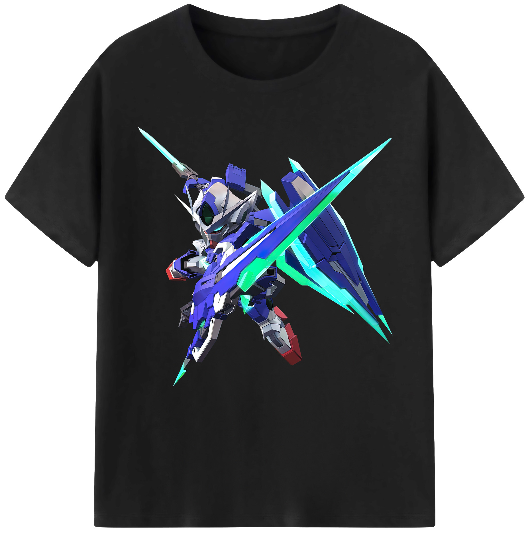 （画像用） 機動戦士ガンダム Mobile Suit Gundam レディースカジュアルプリントTシャツ（綿100％）
