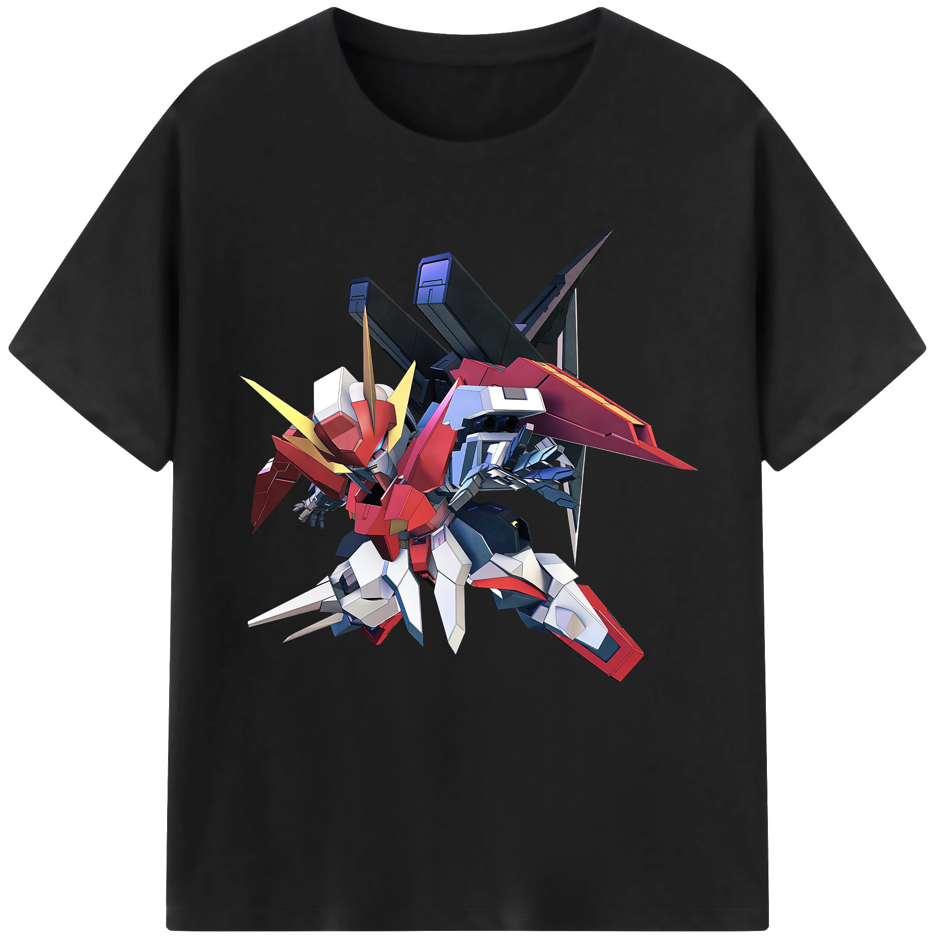 （画像用） 機動戦士ガンダム Mobile Suit Gundam レディースカジュアルプリントTシャツ（綿100％）