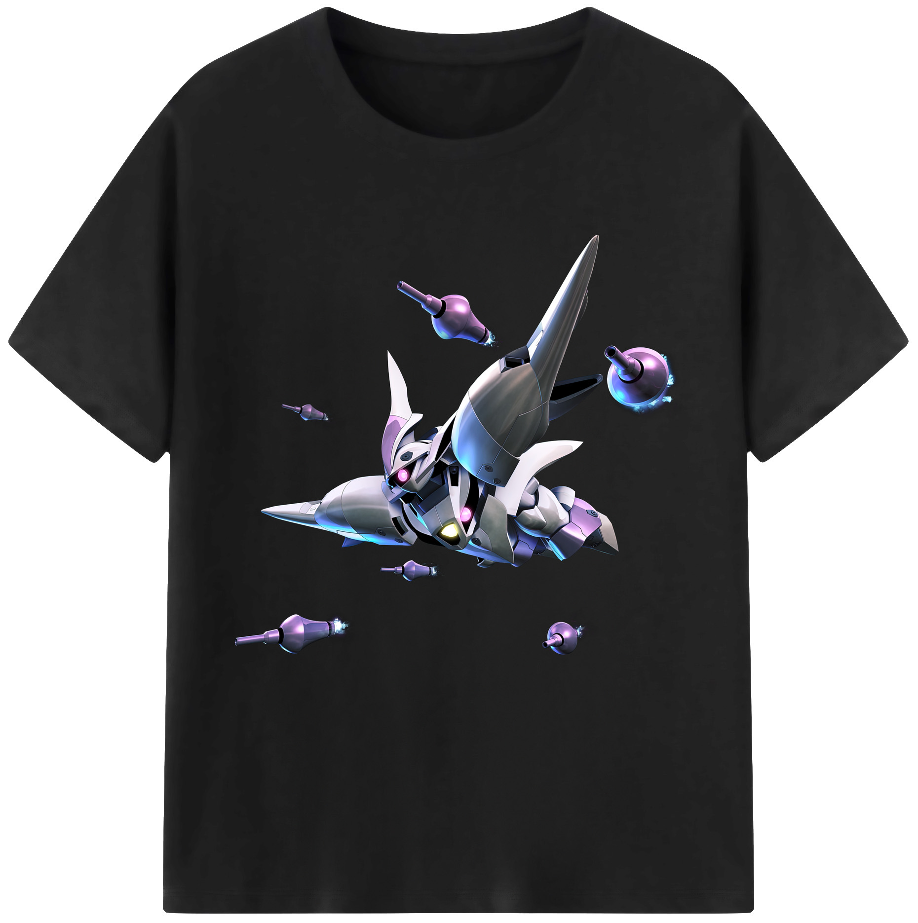 （画像用） 機動戦士ガンダム Mobile Suit Gundam レディースカジュアルプリントTシャツ（綿100％）