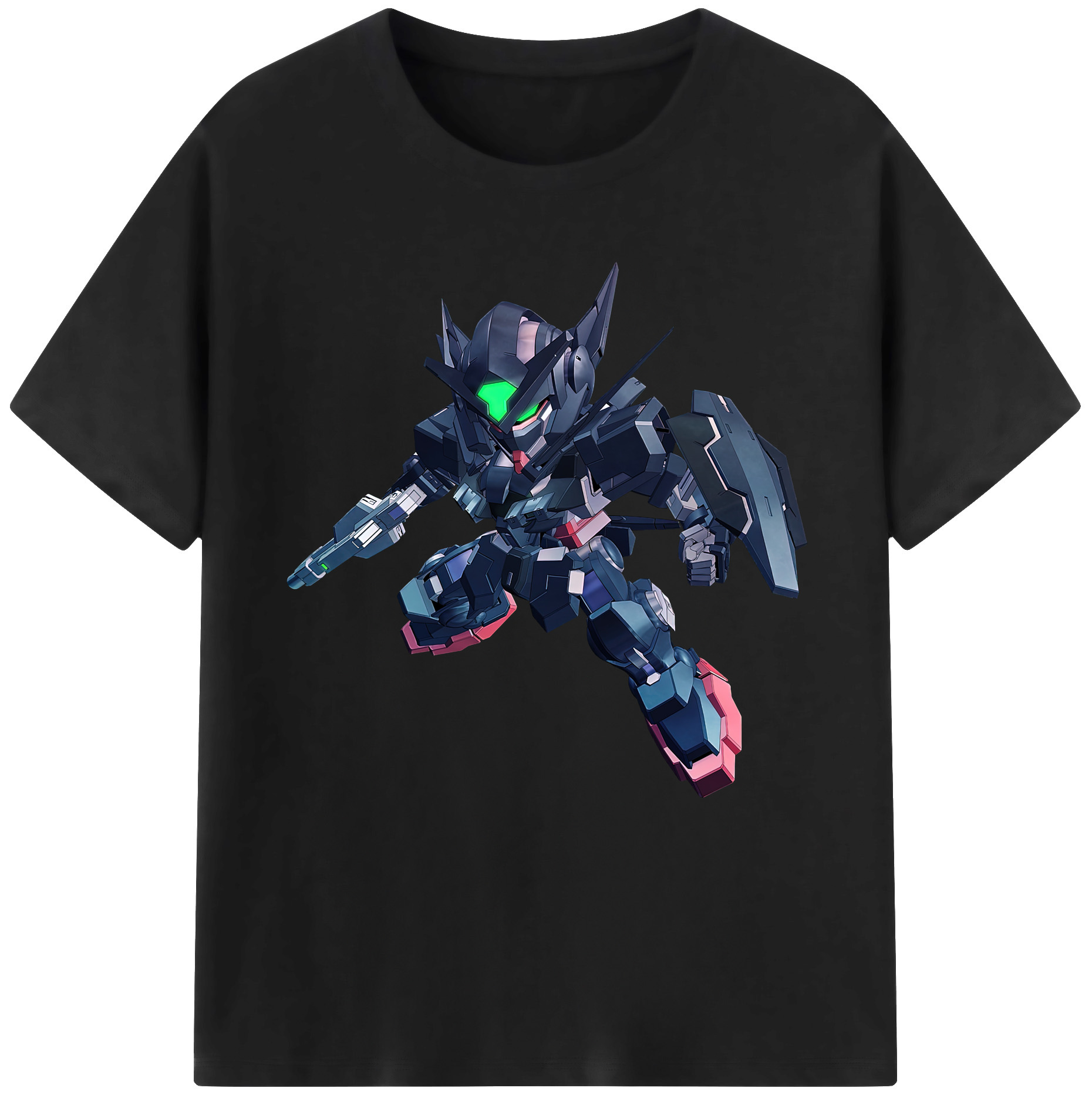 （画像用） 機動戦士ガンダム Mobile Suit Gundam レディースカジュアルプリントTシャツ（綿100％）