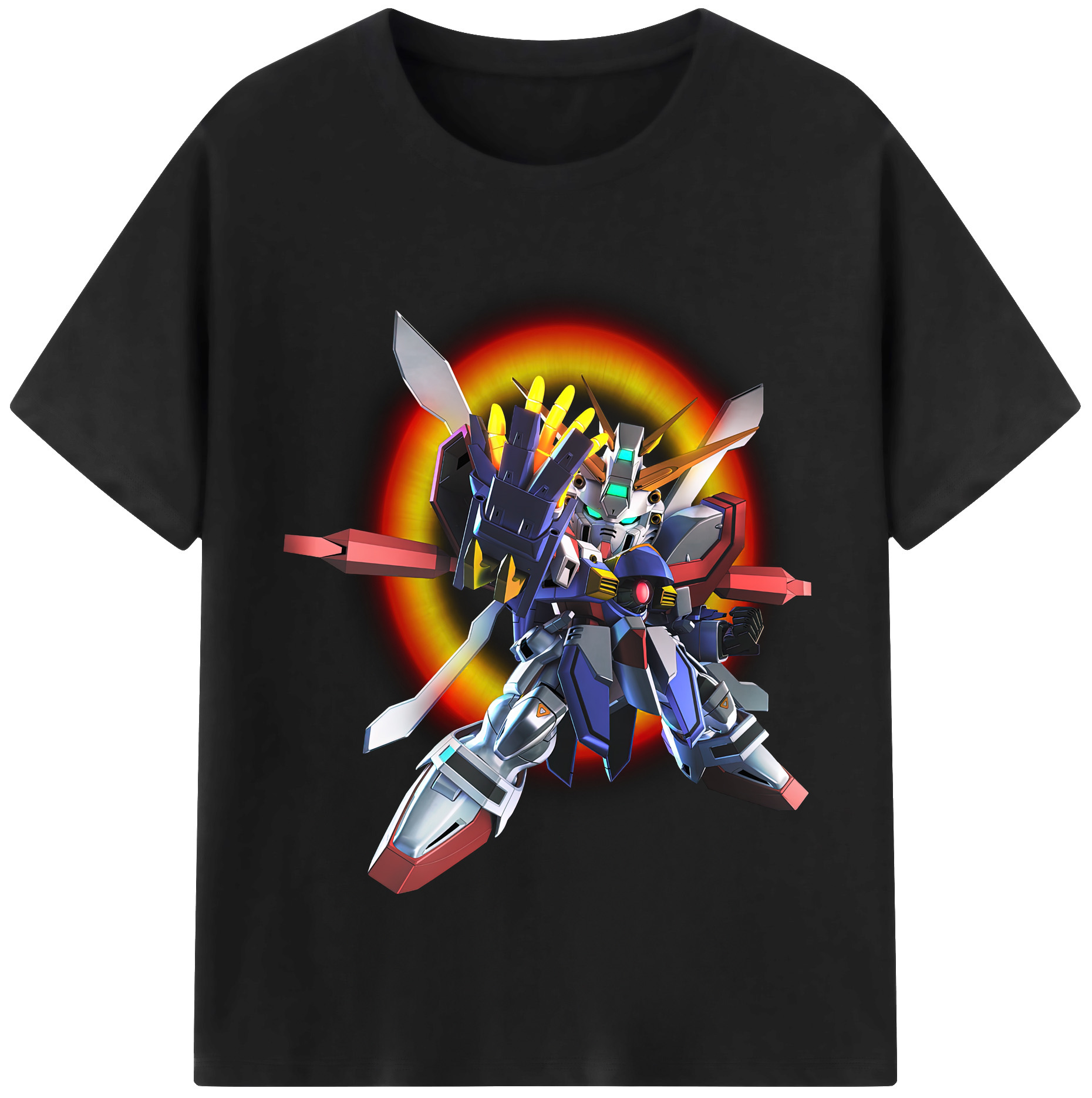 （画像用） 機動戦士ガンダム Mobile Suit Gundam レディースカジュアルプリントTシャツ（綿100％）