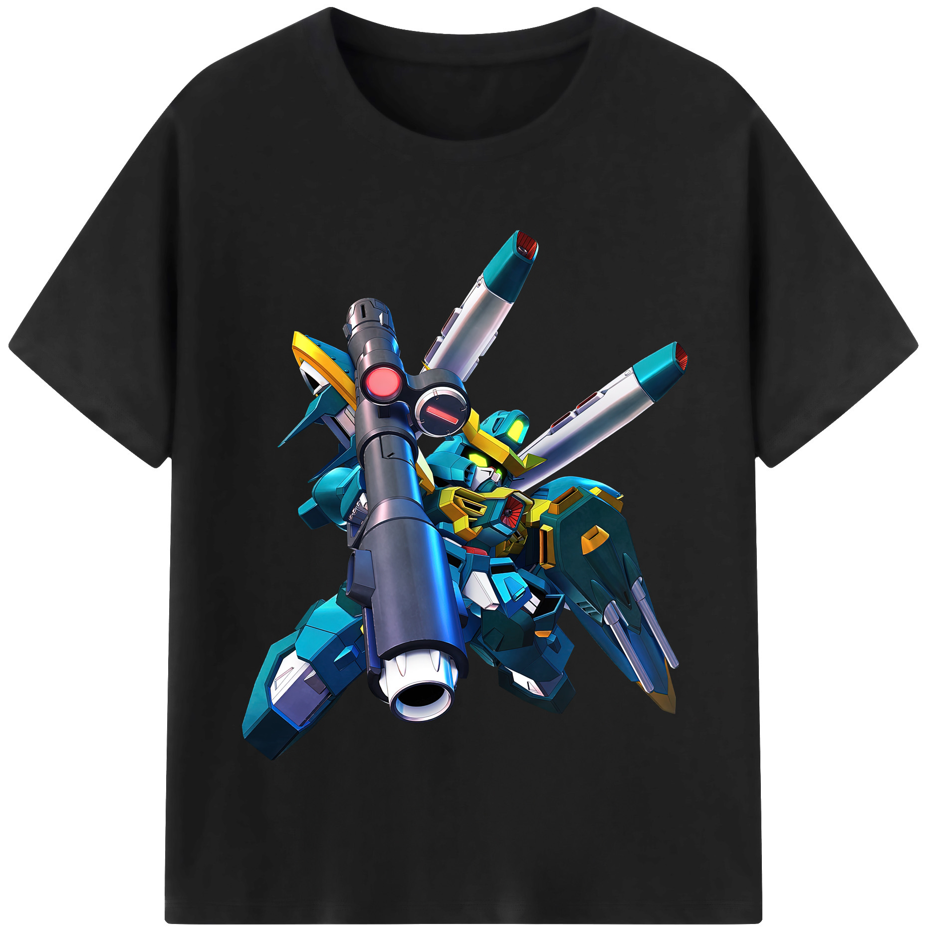（画像用） 機動戦士ガンダム Mobile Suit Gundam レディースカジュアルプリントTシャツ（綿100％）