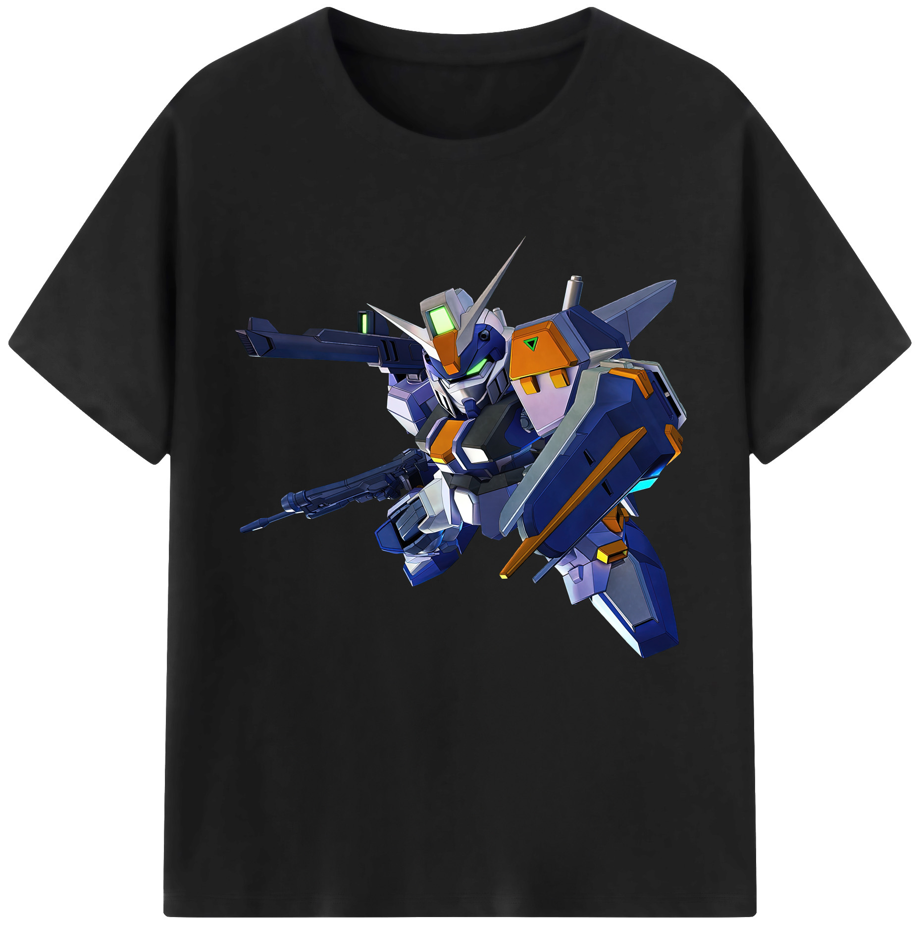 （画像用） 機動戦士ガンダム Mobile Suit Gundam レディースカジュアルプリントTシャツ（綿100％）