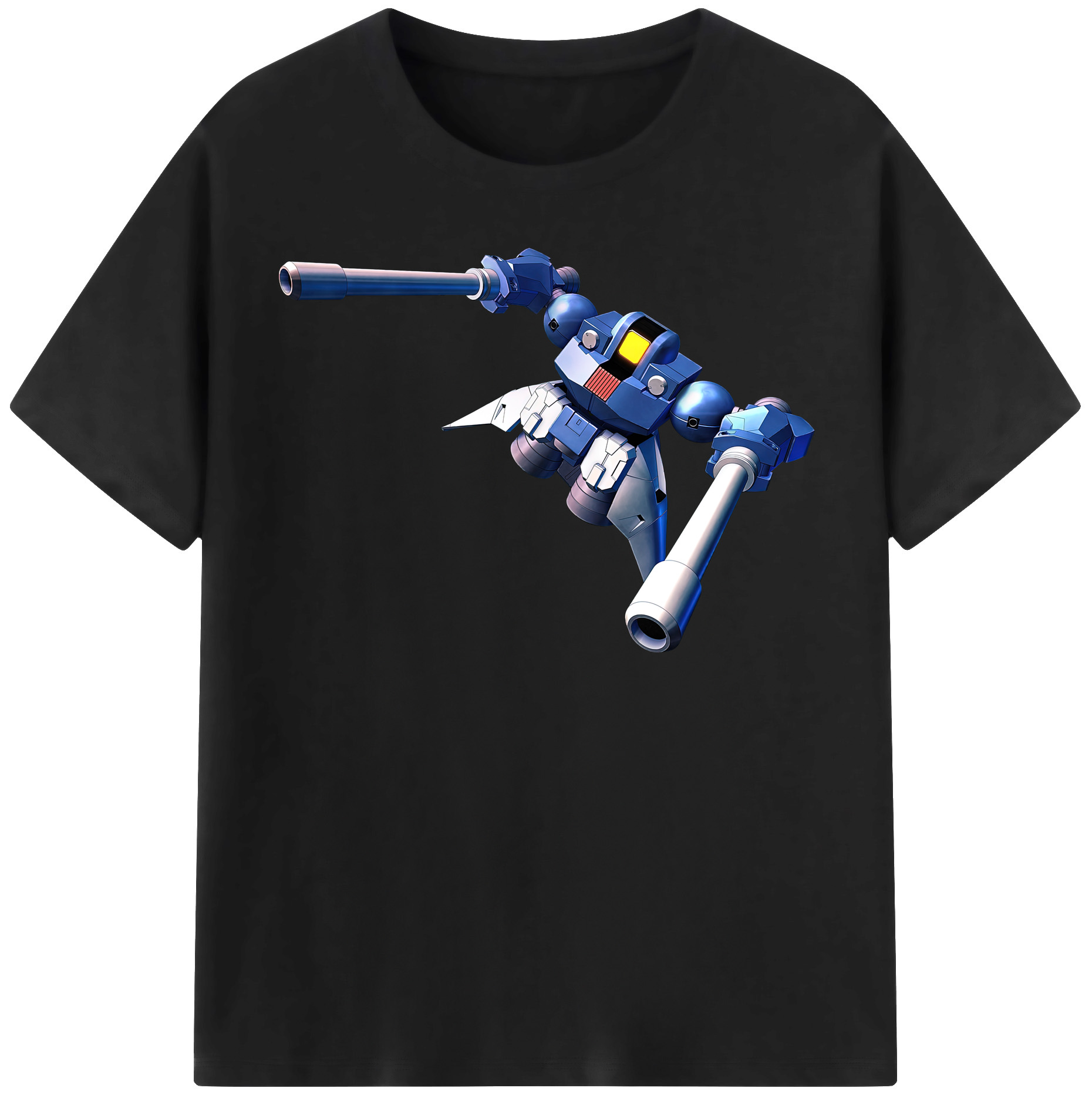 （画像用） 機動戦士ガンダム Mobile Suit Gundam レディースカジュアルプリントTシャツ（綿100％）
