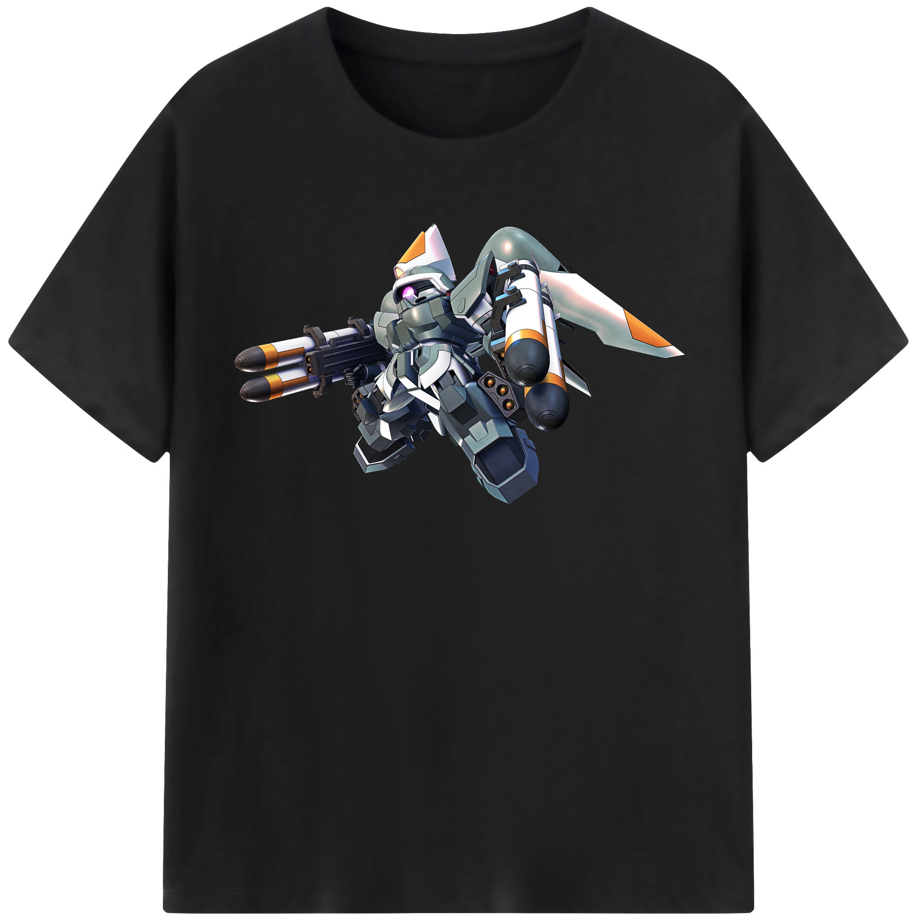 （画像用） 機動戦士ガンダム Mobile Suit Gundam レディースカジュアルプリントTシャツ（綿100％）