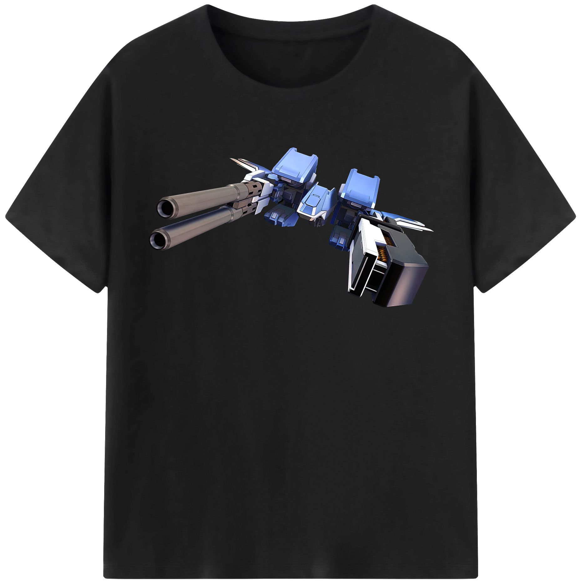 （画像用） 機動戦士ガンダム Mobile Suit Gundam レディースカジュアルプリントTシャツ（綿100％）
