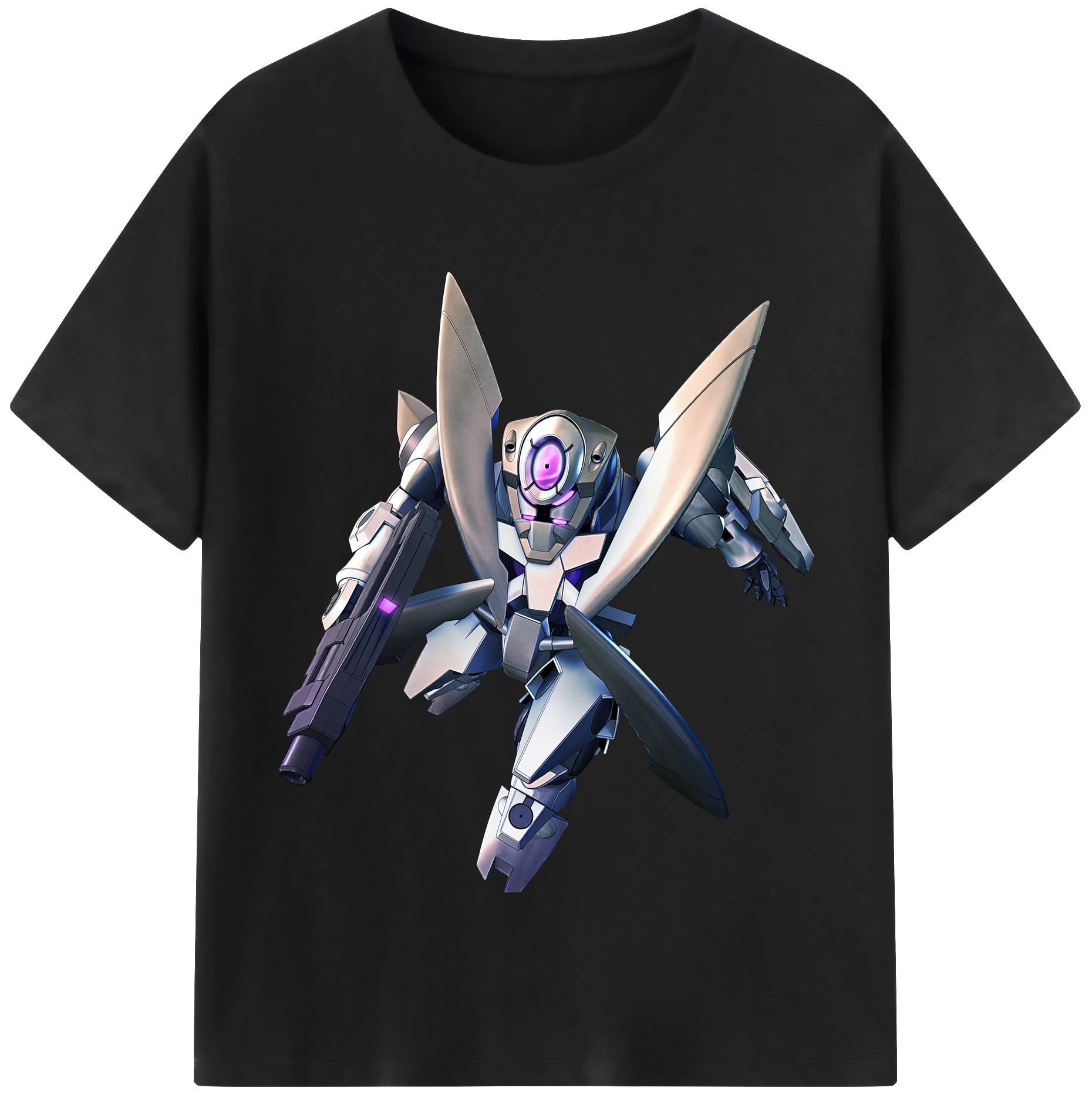 （画像用） 機動戦士ガンダム Mobile Suit Gundam レディースカジュアルプリントTシャツ（綿100％）