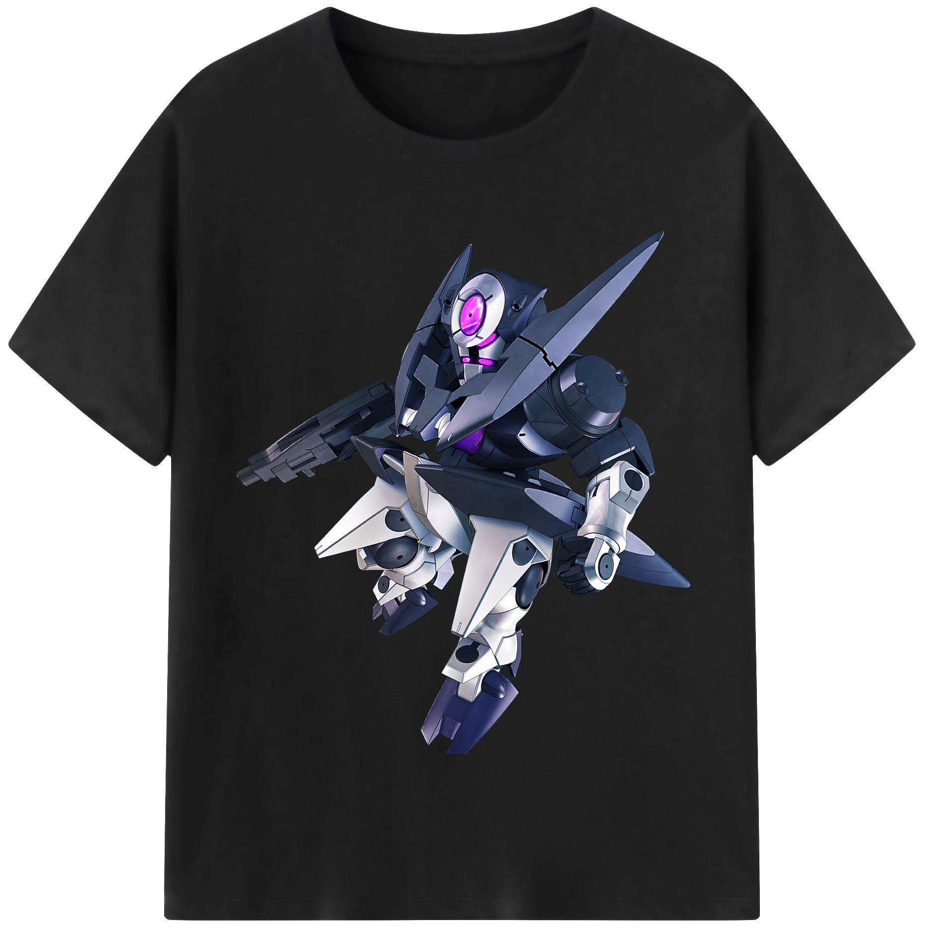 （画像用） 機動戦士ガンダム Mobile Suit Gundam レディースカジュアルプリントTシャツ（綿100％）