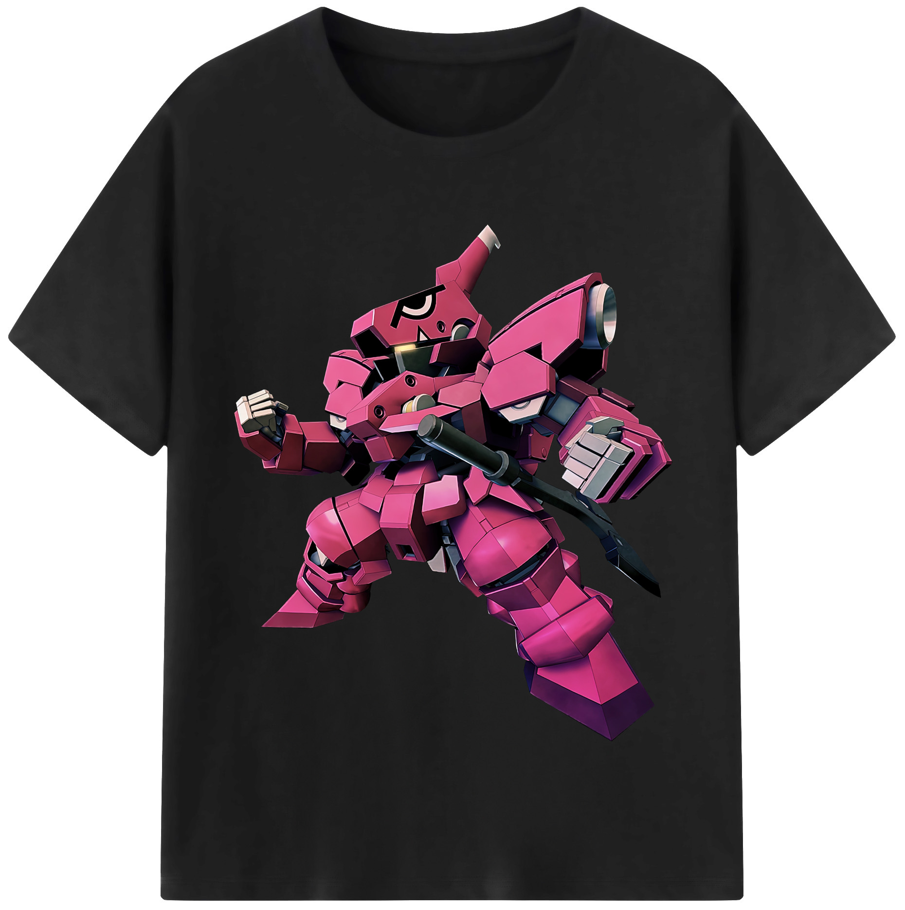 （画像用） 機動戦士ガンダム Mobile Suit Gundam レディースカジュアルプリントTシャツ（綿100％）