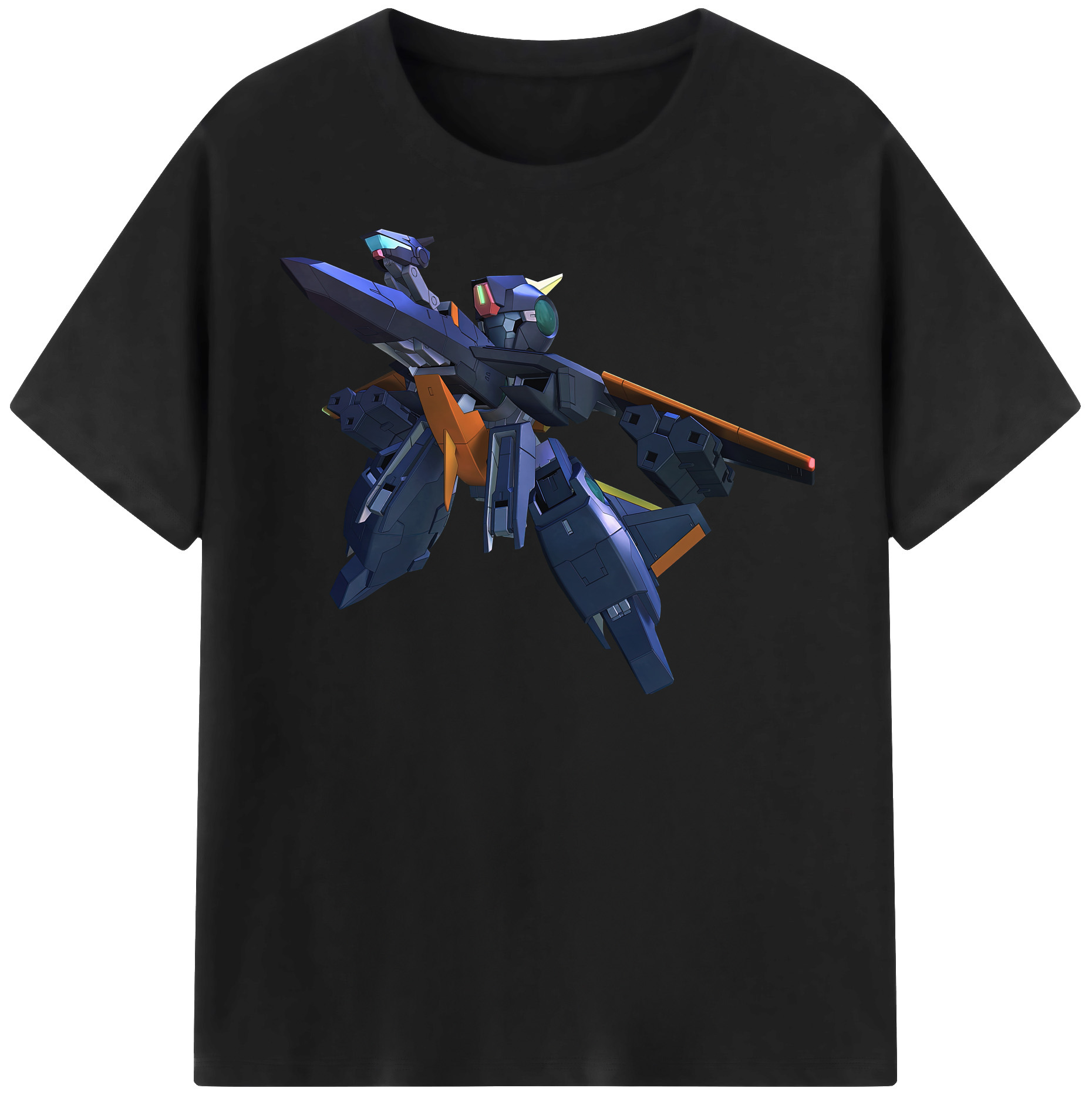 （画像用） 機動戦士ガンダム Mobile Suit Gundam レディースカジュアルプリントTシャツ（綿100％）