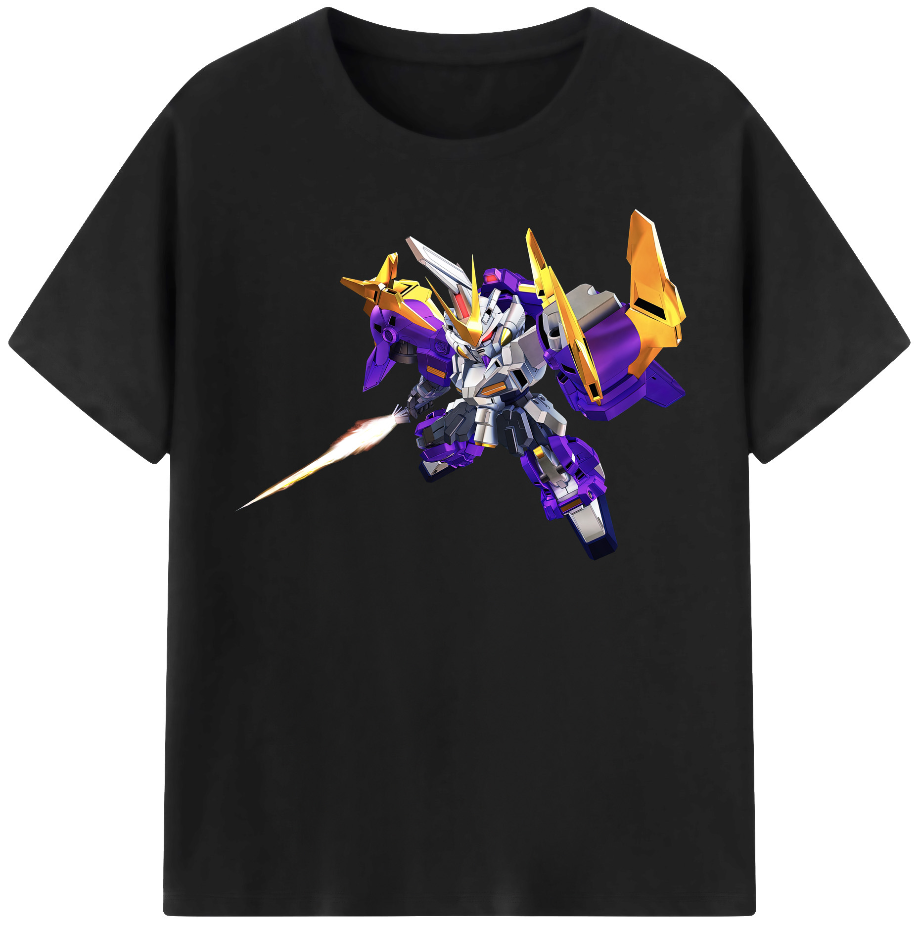 （画像用） 機動戦士ガンダム Mobile Suit Gundam レディースカジュアルプリントTシャツ（綿100％）