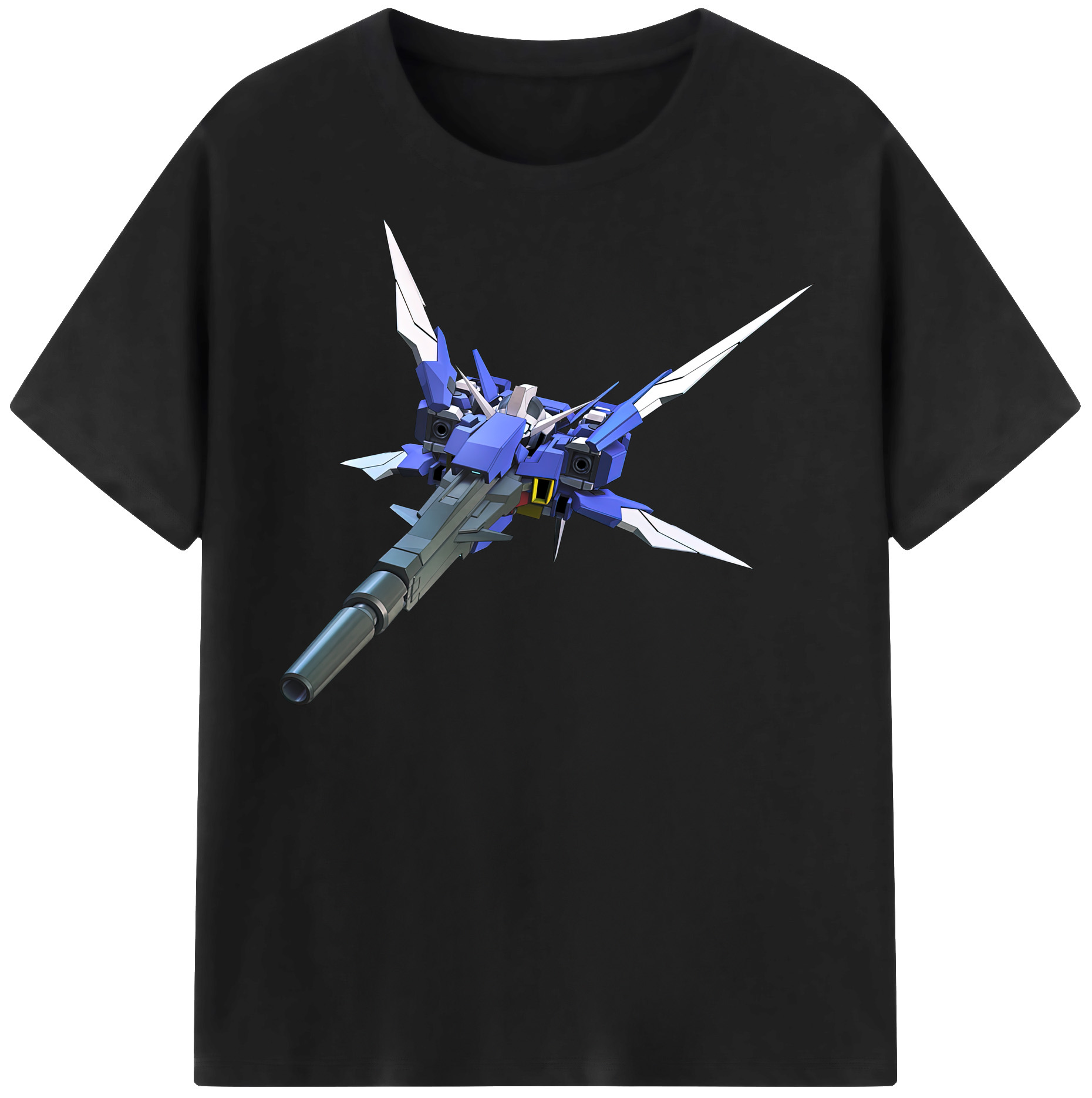 （画像用） 機動戦士ガンダム Mobile Suit Gundam レディースカジュアルプリントTシャツ（綿100％）