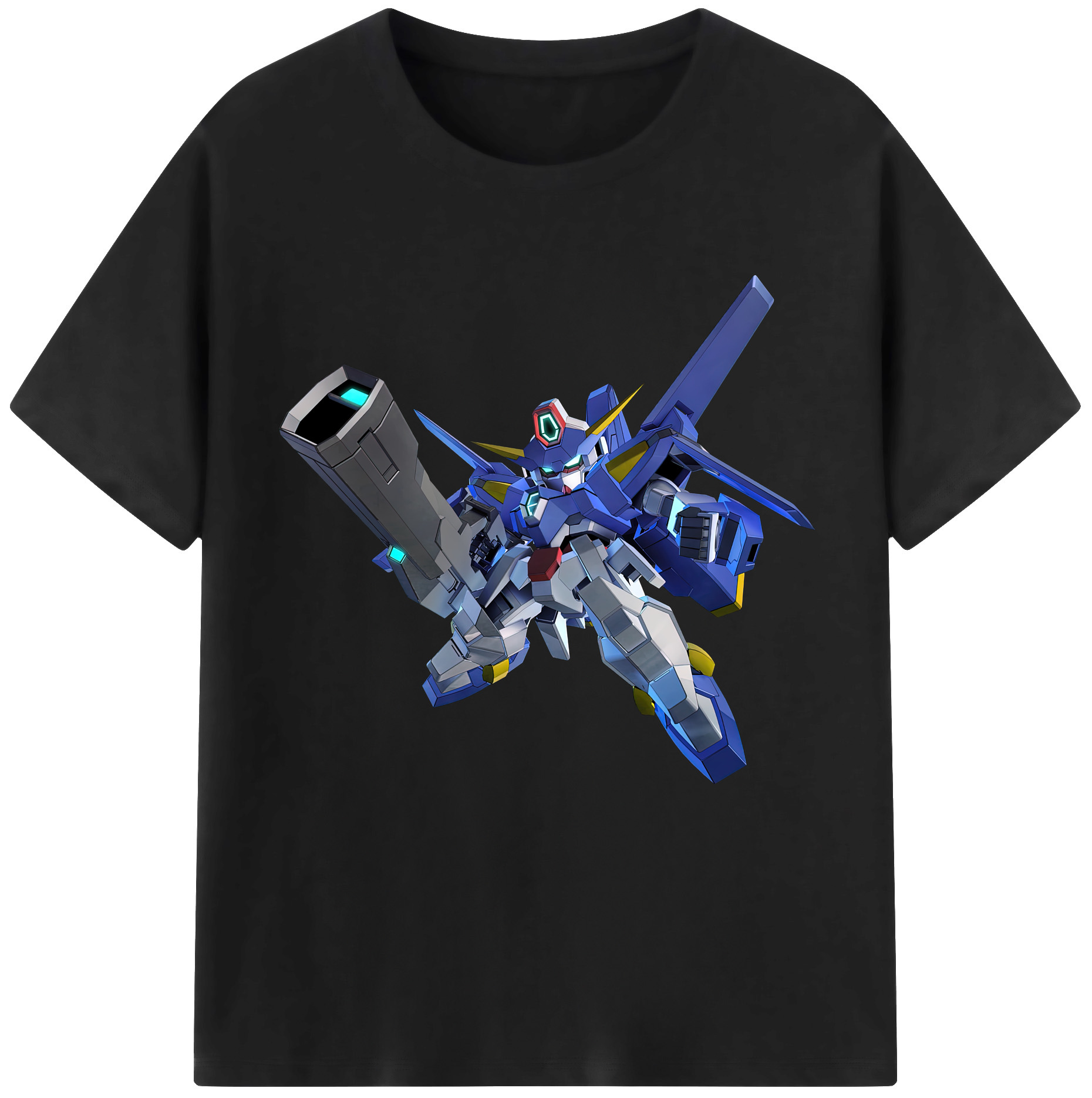 （画像用） 機動戦士ガンダム Mobile Suit Gundam レディースカジュアルプリントTシャツ（綿100％）