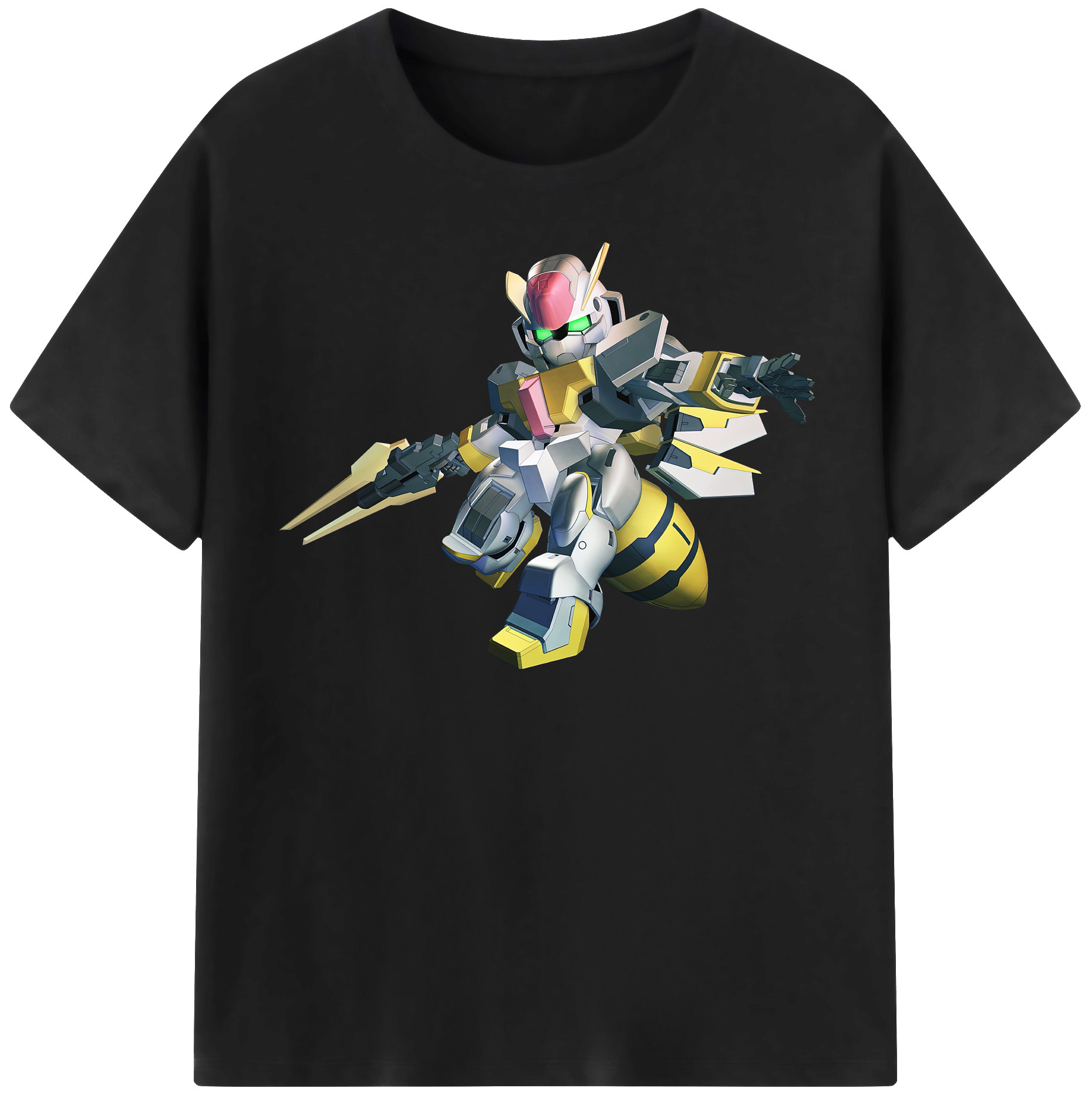 （画像用） 機動戦士ガンダム Mobile Suit Gundam レディースカジュアルプリントTシャツ（綿100％）