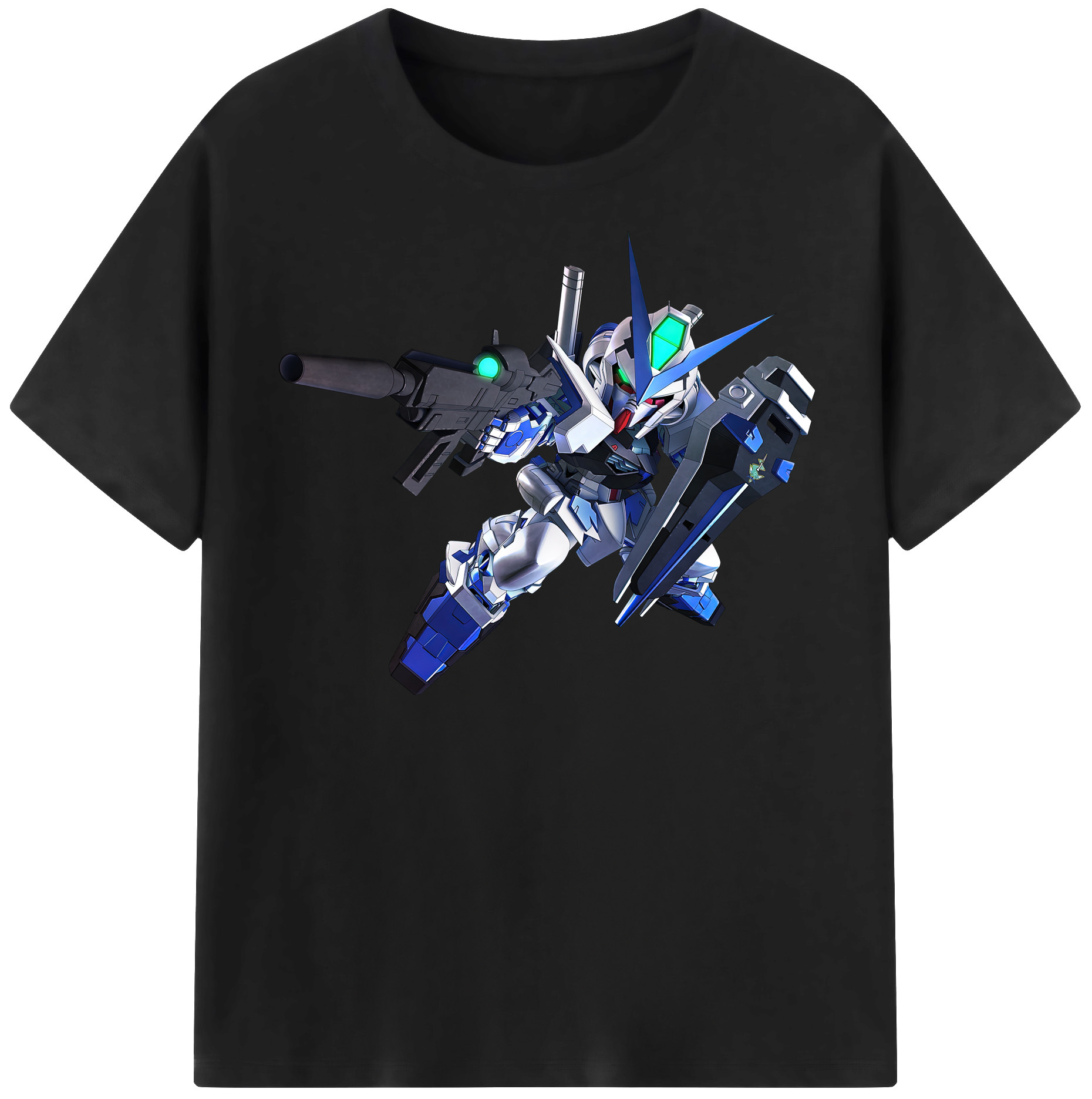 （画像用） 機動戦士ガンダム Mobile Suit Gundam レディースカジュアルプリントTシャツ（綿100％）