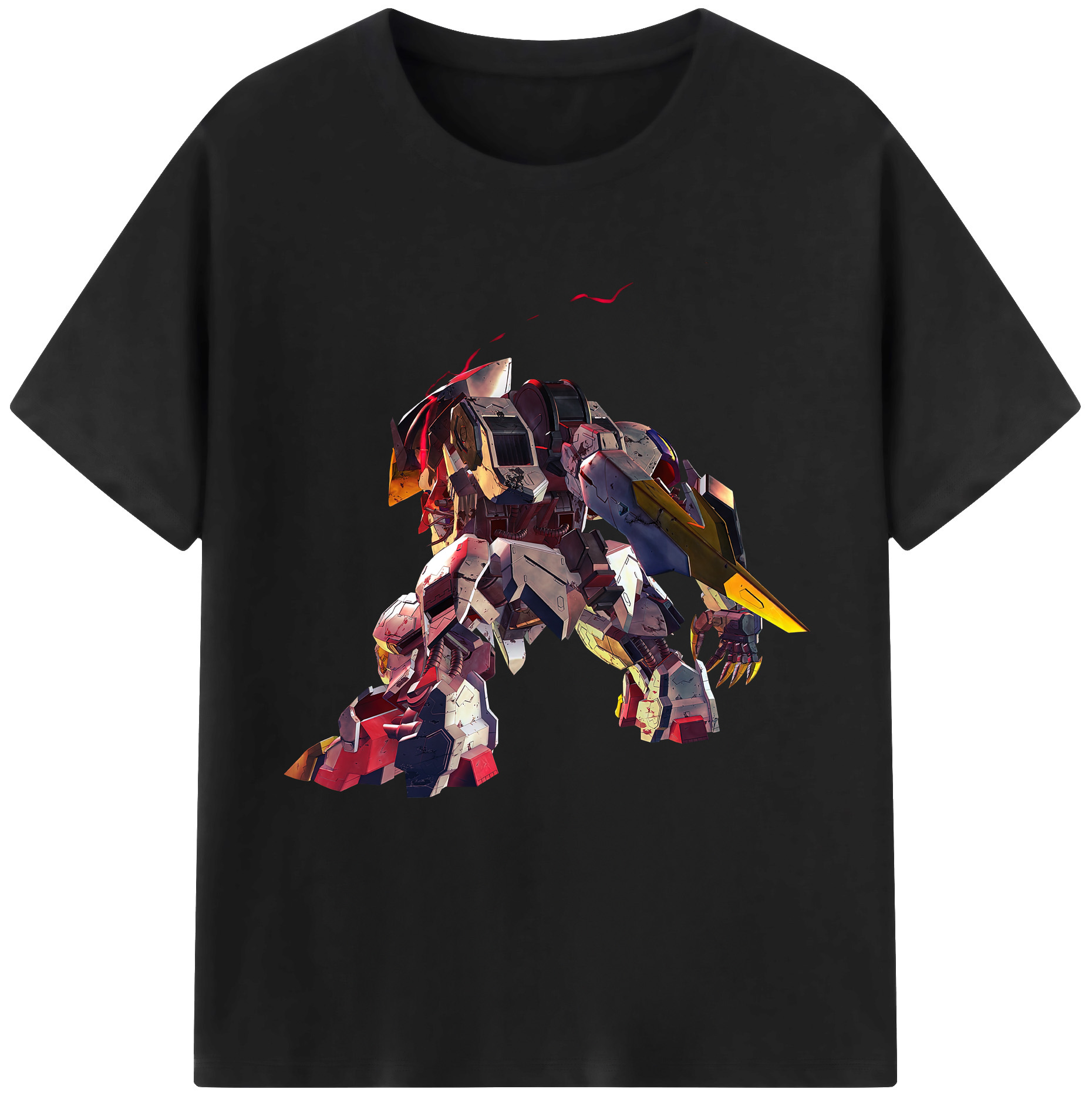 （画像用） 機動戦士ガンダム Mobile Suit Gundam レディースカジュアルプリントTシャツ（綿100％）