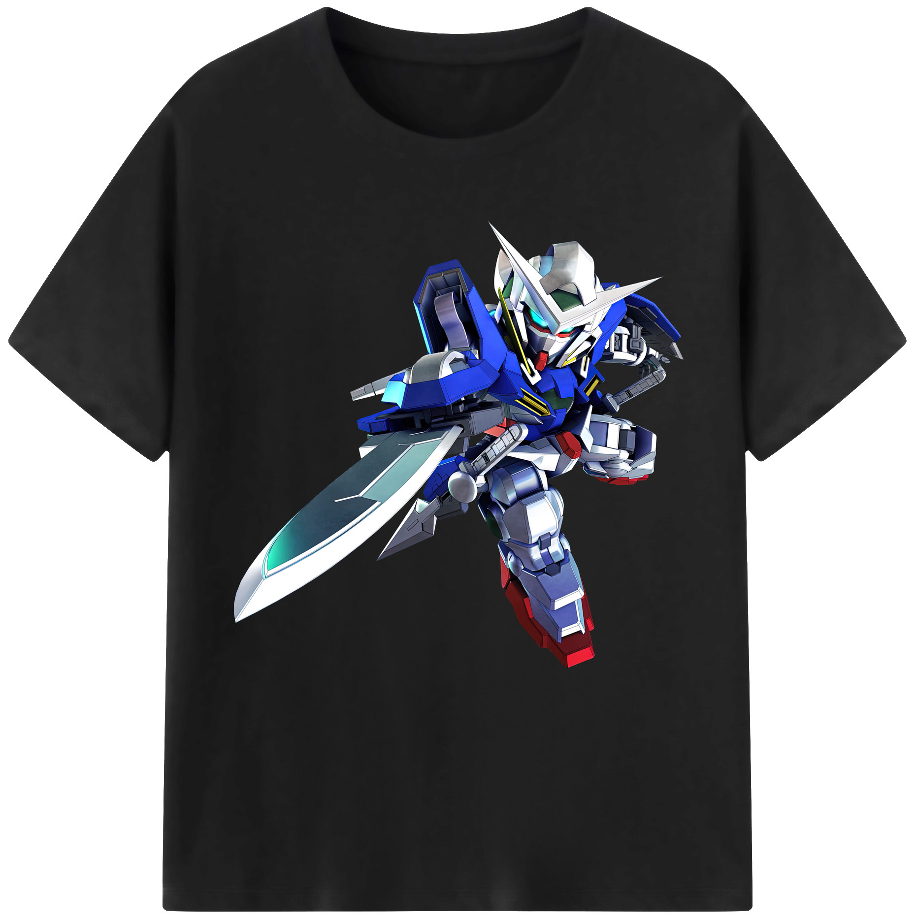 （画像用） 機動戦士ガンダム Mobile Suit Gundam レディースカジュアルプリントTシャツ（綿100％）