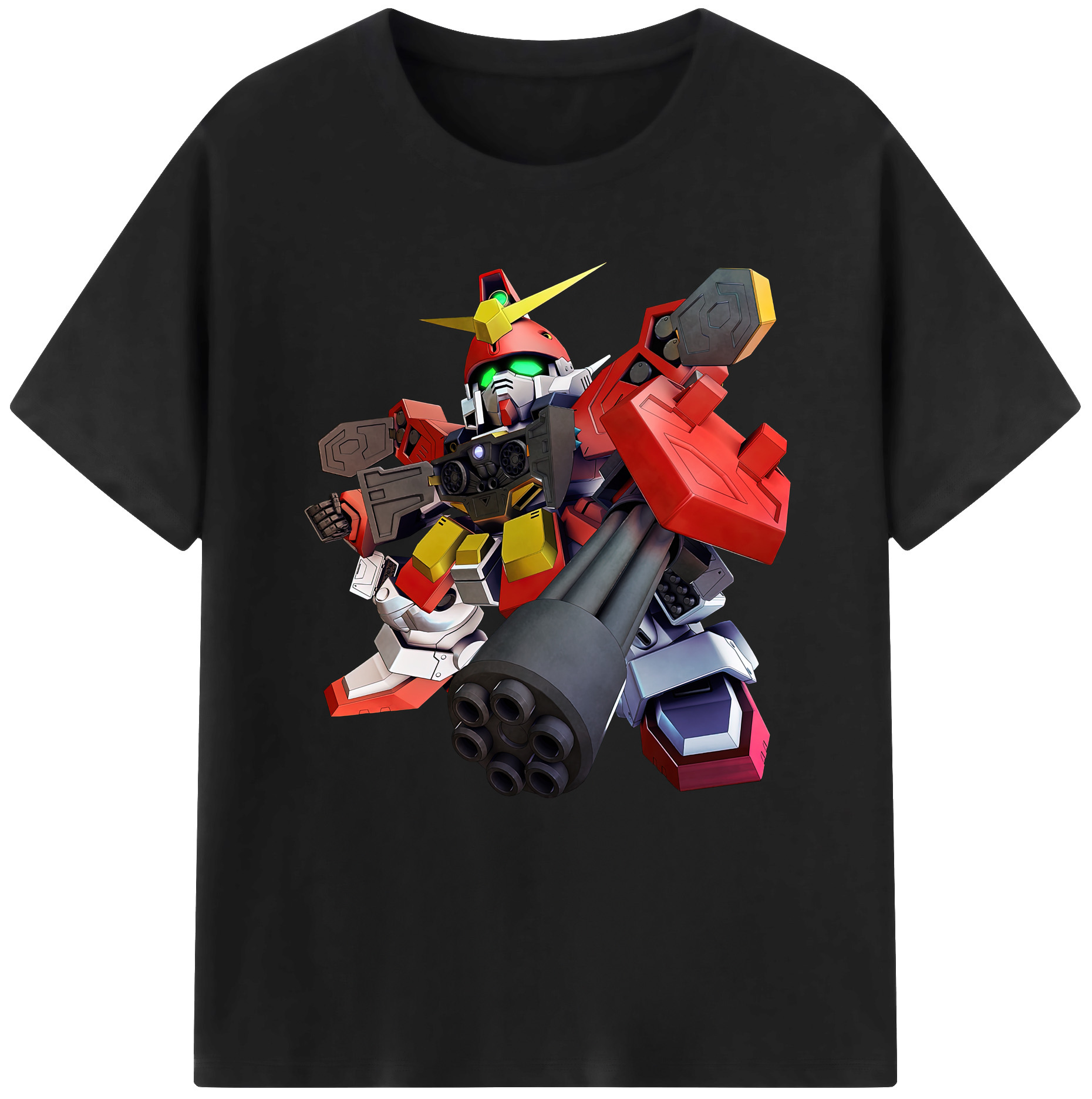 （画像用） 機動戦士ガンダム Mobile Suit Gundam レディースカジュアルプリントTシャツ（綿100％）