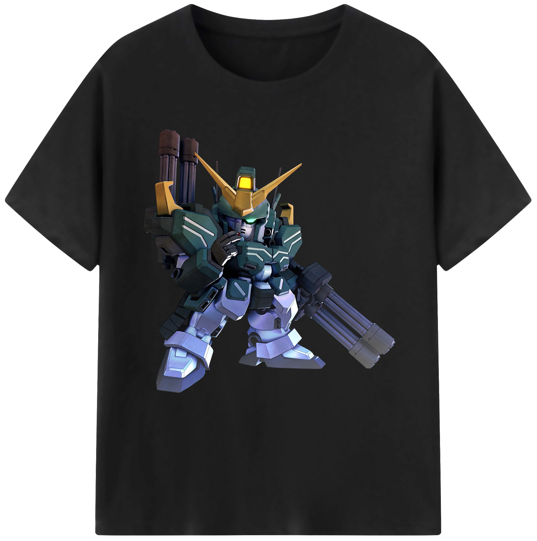 （画像用） 機動戦士ガンダム Mobile Suit Gundam レディースカジュアルプリントTシャツ（綿100％）