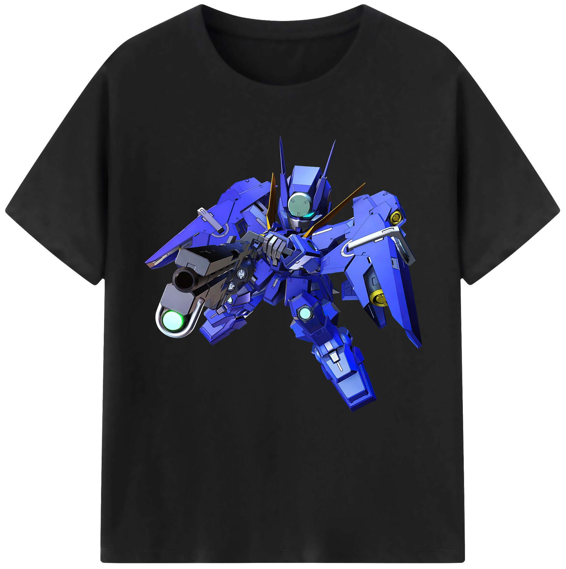 （画像用） 機動戦士ガンダム Mobile Suit Gundam レディースカジュアルプリントTシャツ（綿100％）