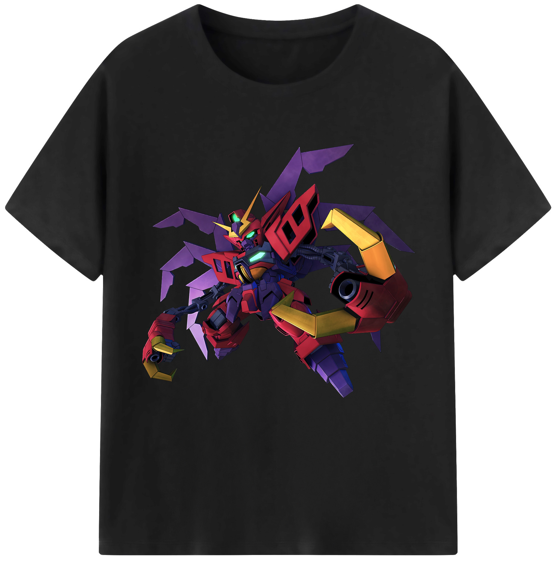 （画像用） 機動戦士ガンダム Mobile Suit Gundam レディースカジュアルプリントTシャツ（綿100％）