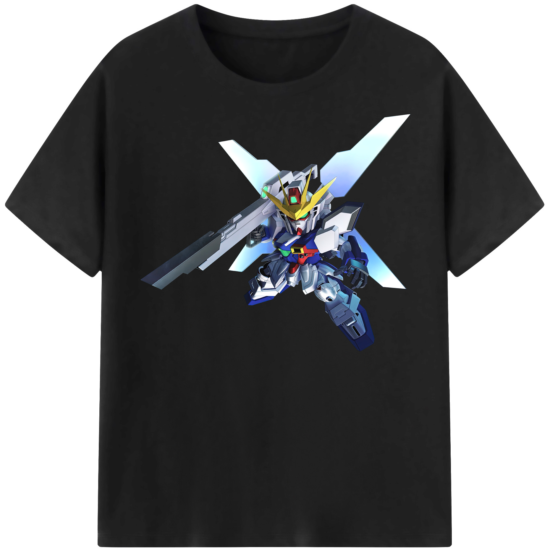 （画像用） 機動戦士ガンダム Mobile Suit Gundam レディースカジュアルプリントTシャツ（綿100％）