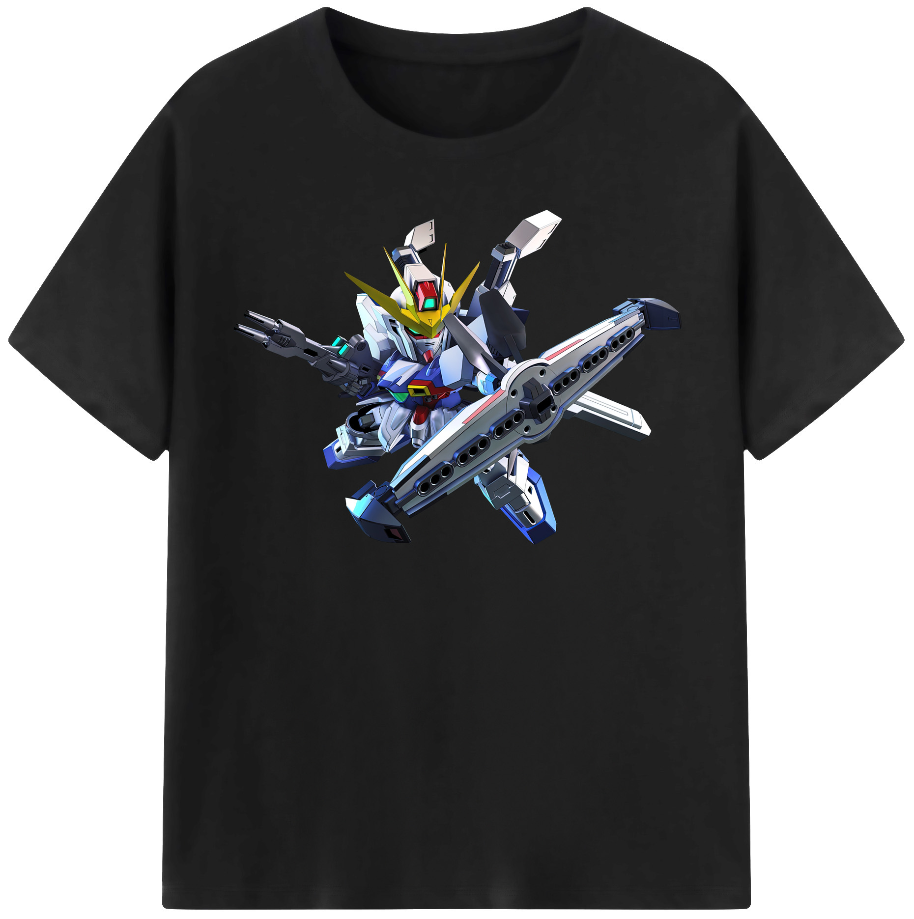 （画像用） 機動戦士ガンダム Mobile Suit Gundam レディースカジュアルプリントTシャツ（綿100％）