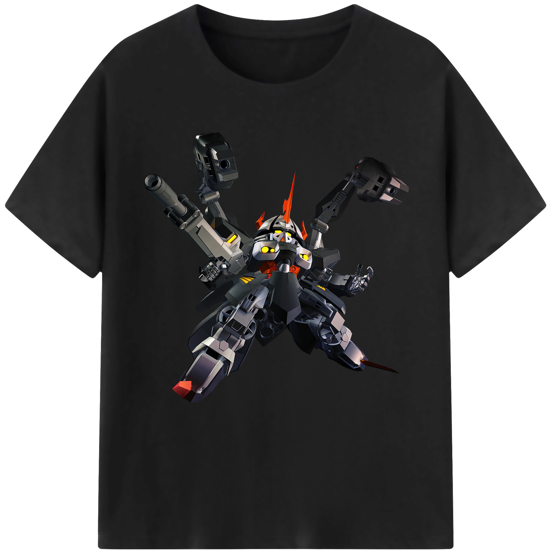 （画像用） 機動戦士ガンダム Mobile Suit Gundam レディースカジュアルプリントTシャツ（綿100％）