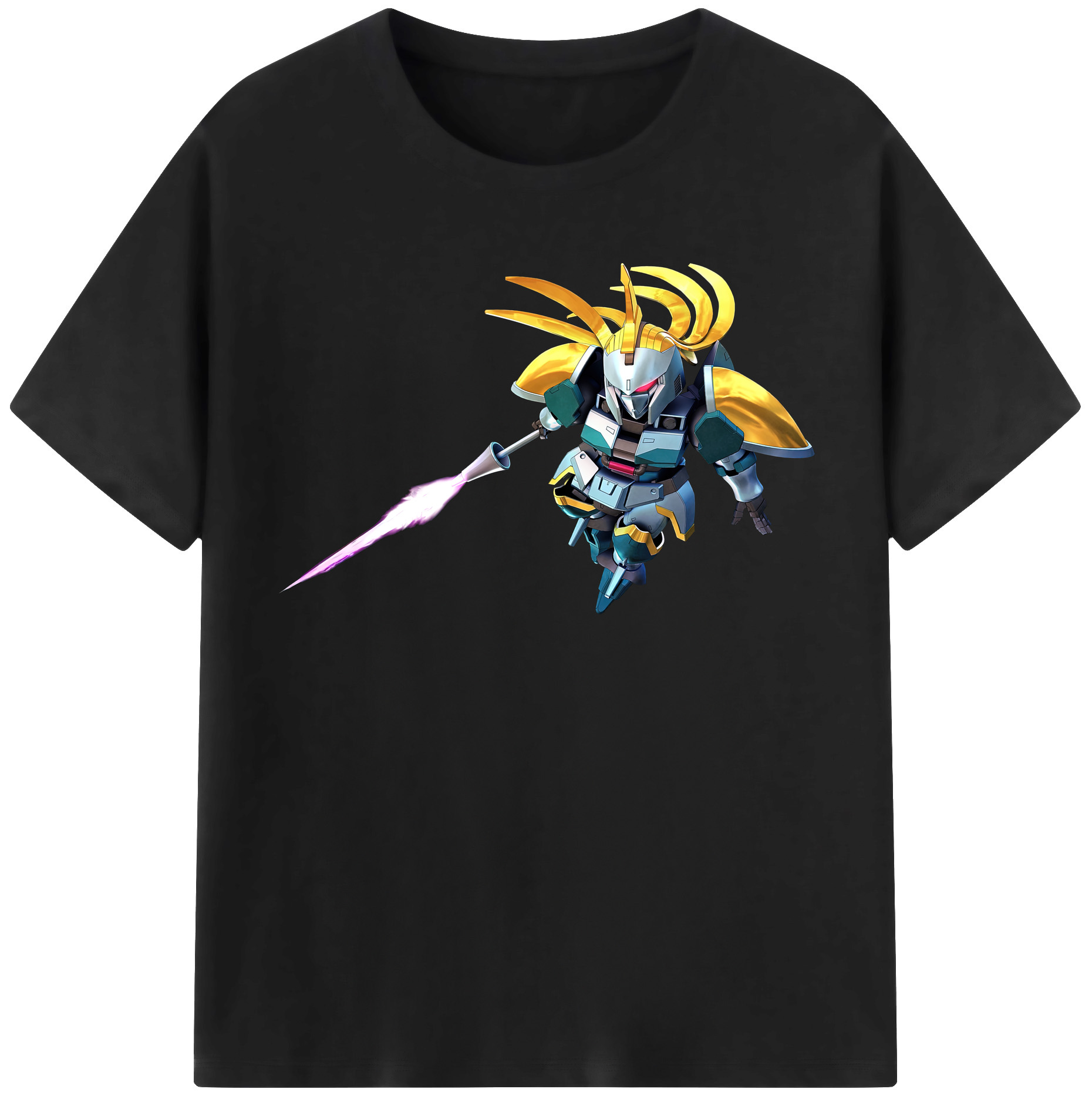 （画像用） 機動戦士ガンダム Mobile Suit Gundam レディースカジュアルプリントTシャツ（綿100％）