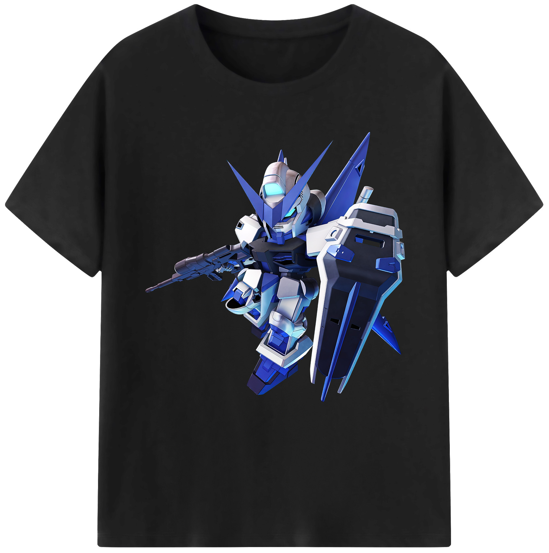 （画像用） 機動戦士ガンダム Mobile Suit Gundam レディースカジュアルプリントTシャツ（綿100％）