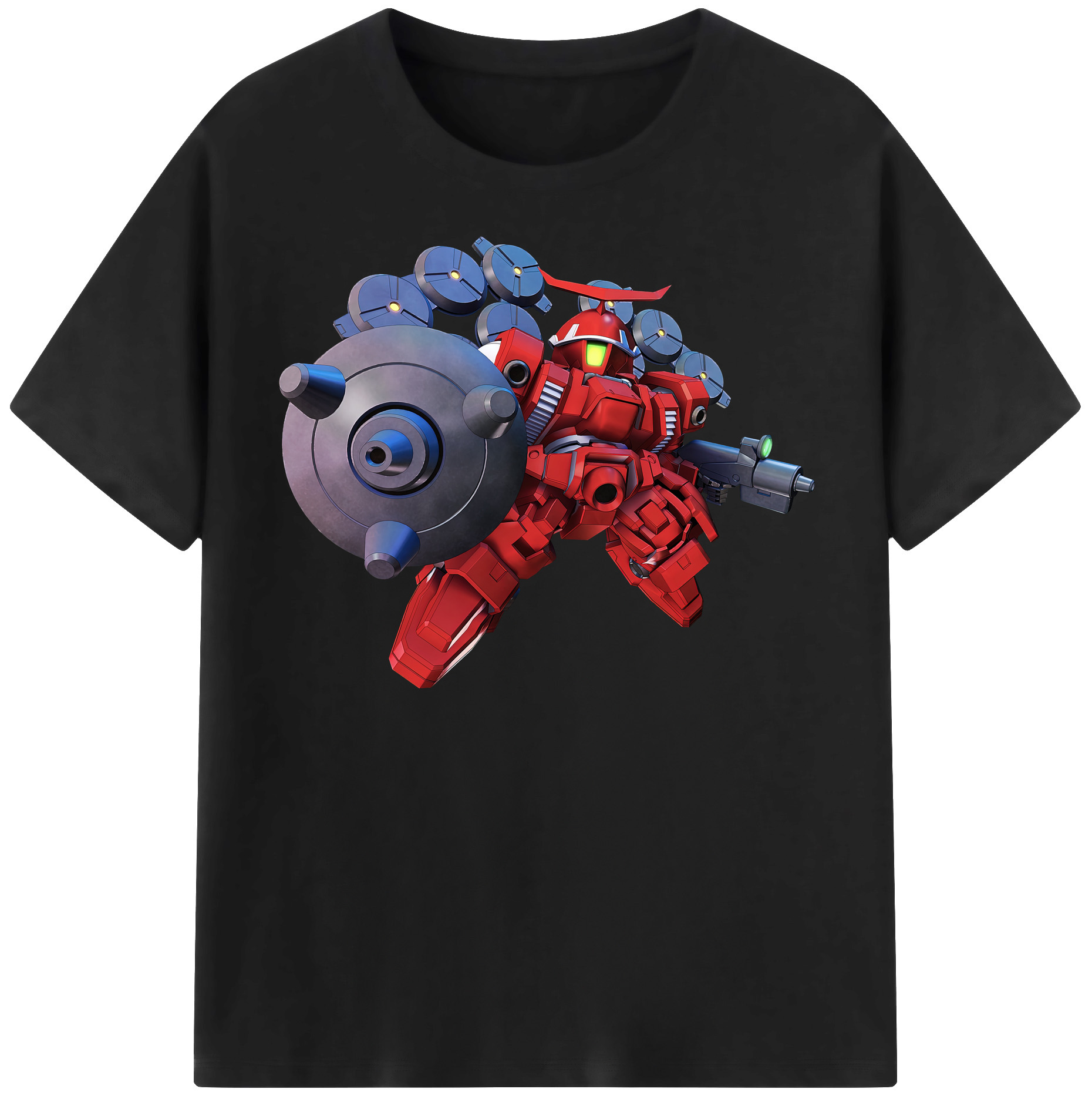 （画像用） 機動戦士ガンダム Mobile Suit Gundam レディースカジュアルプリントTシャツ（綿100％）