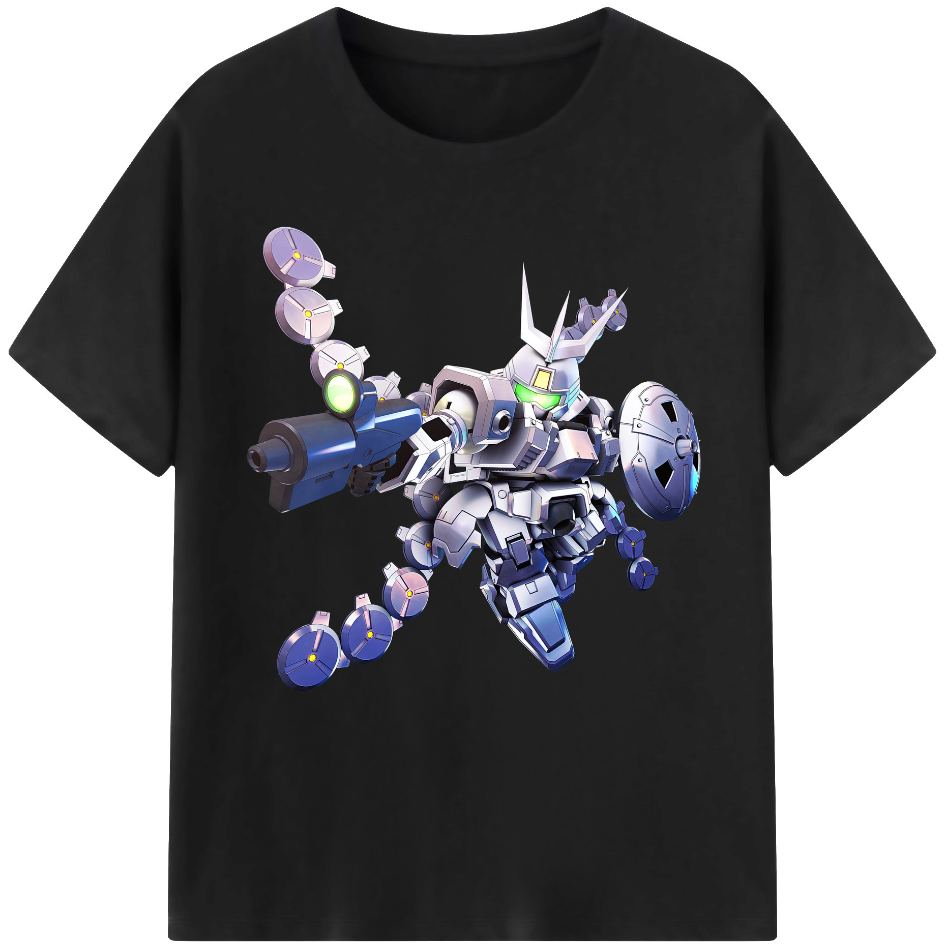 （画像用） 機動戦士ガンダム Mobile Suit Gundam レディースカジュアルプリントTシャツ（綿100％）