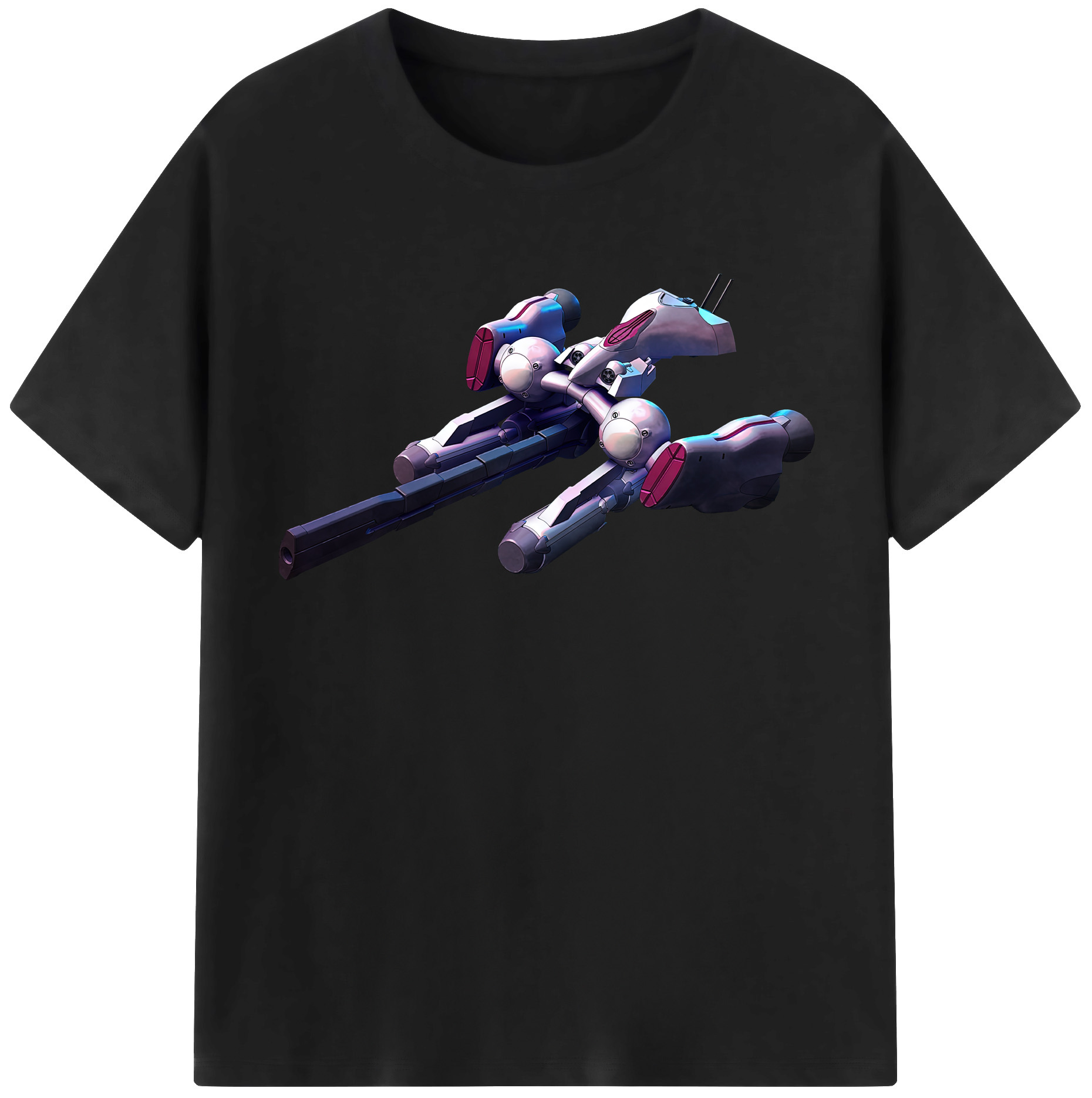 （画像用） 機動戦士ガンダム Mobile Suit Gundam レディースカジュアルプリントTシャツ（綿100％）