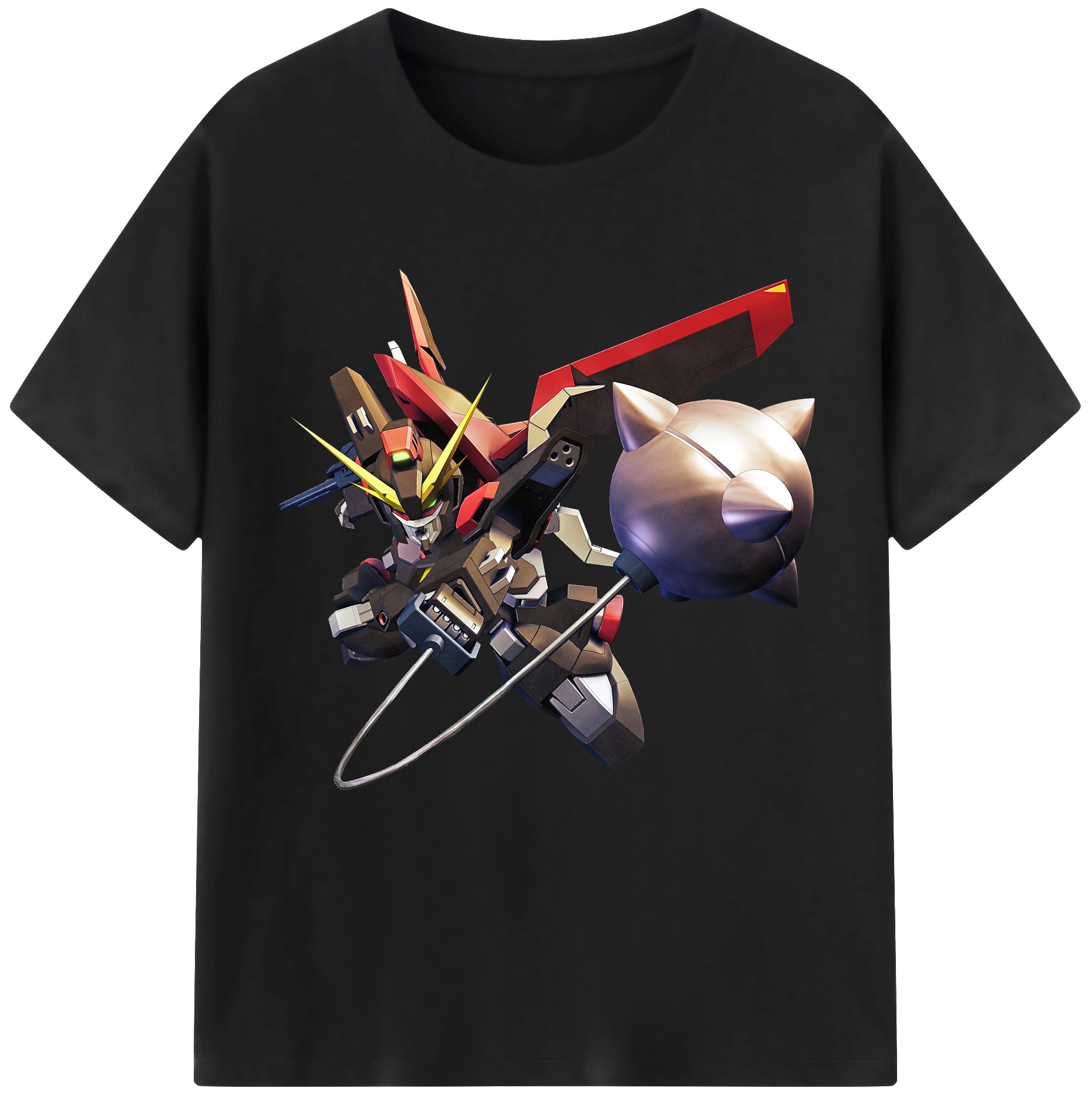 （画像用） 機動戦士ガンダム Mobile Suit Gundam レディースカジュアルプリントTシャツ（綿100％）