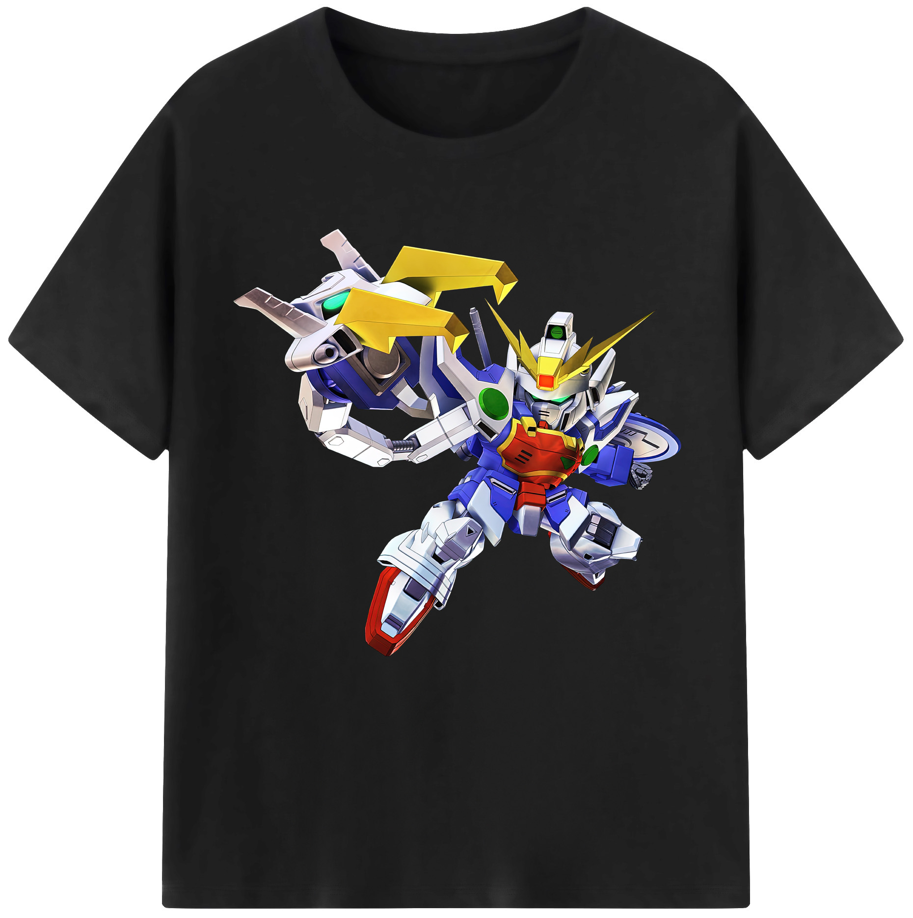 （画像用） 機動戦士ガンダム Mobile Suit Gundam レディースカジュアルプリントTシャツ（綿100％）