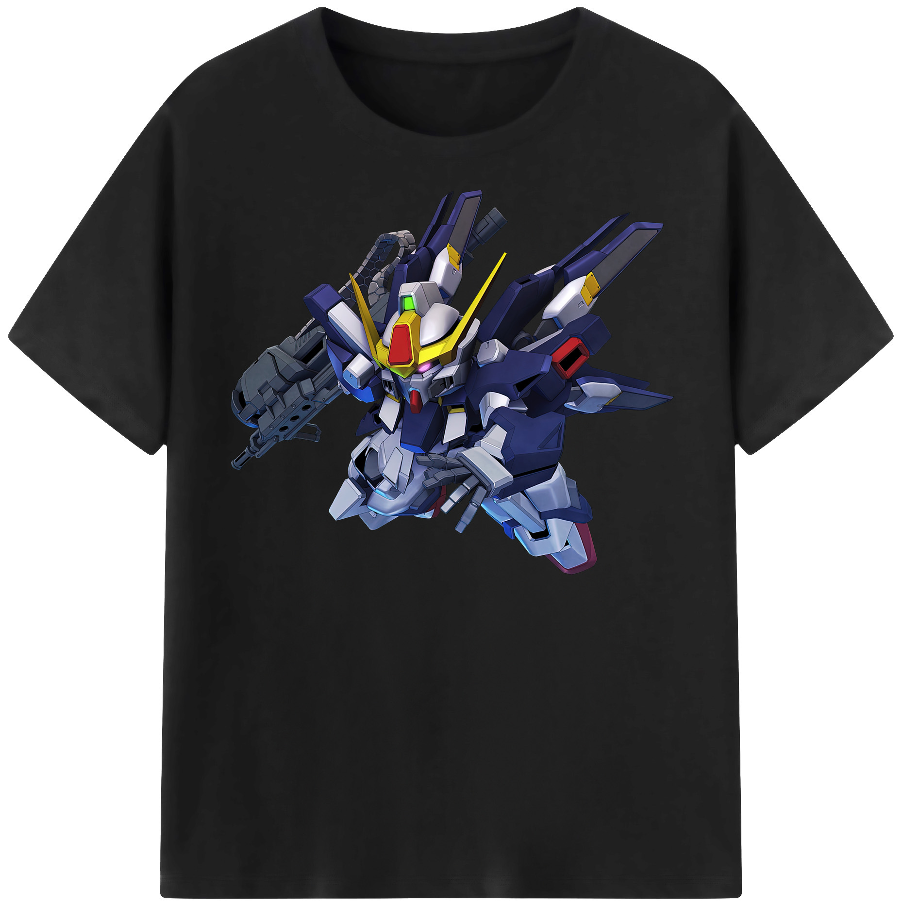 （画像用） 機動戦士ガンダム Mobile Suit Gundam レディースカジュアルプリントTシャツ（綿100％）