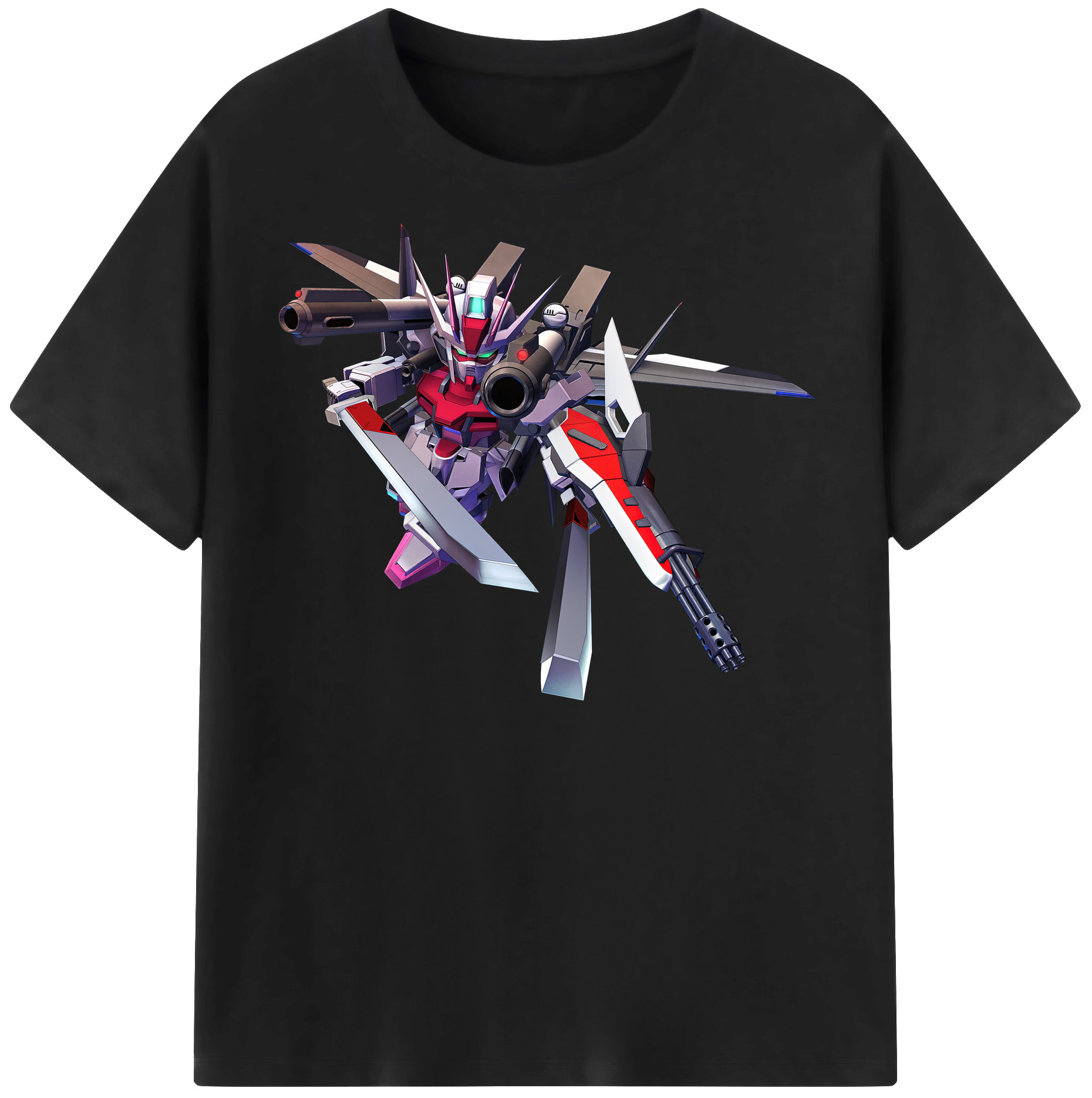 （画像用） 機動戦士ガンダム Mobile Suit Gundam レディースカジュアルプリントTシャツ（綿100％）