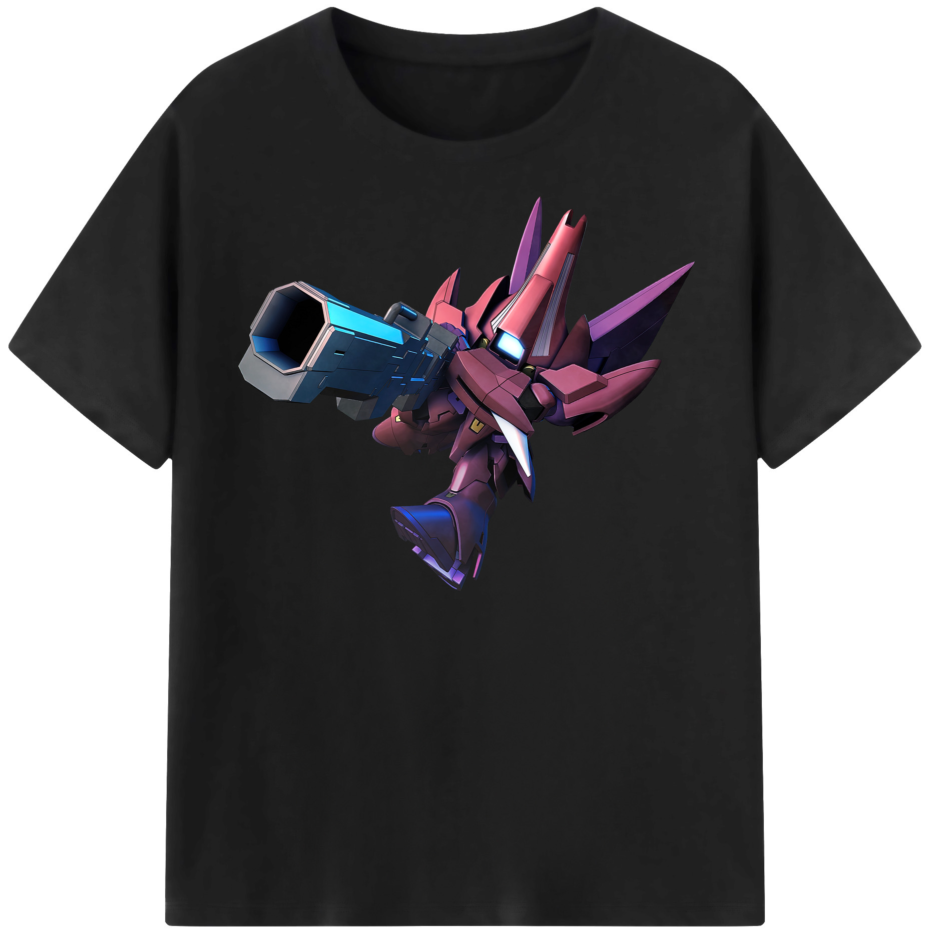 （画像用） 機動戦士ガンダム Mobile Suit Gundam レディースカジュアルプリントTシャツ（綿100％）