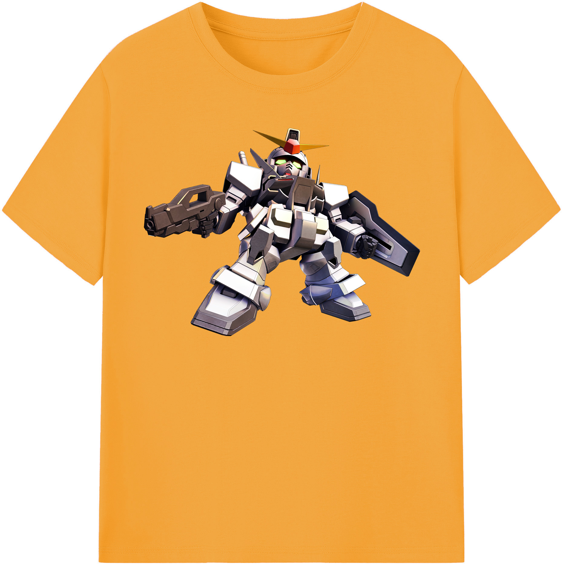 （画像用） 機動戦士ガンダム Mobile Suit Gundam レディースカジュアルプリントTシャツ（綿100％）