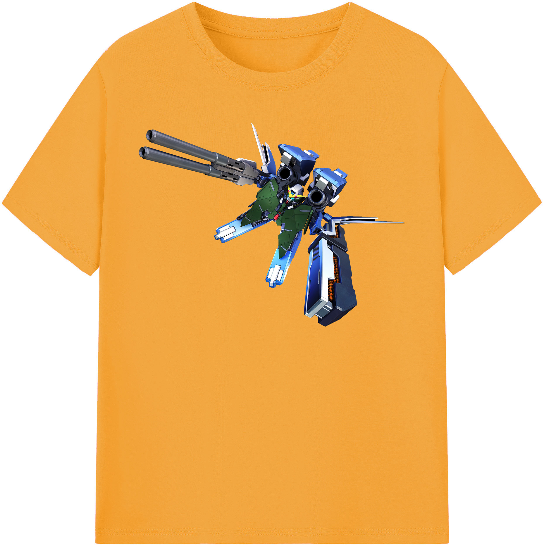 （画像用） 機動戦士ガンダム Mobile Suit Gundam レディースカジュアルプリントTシャツ（綿100％）