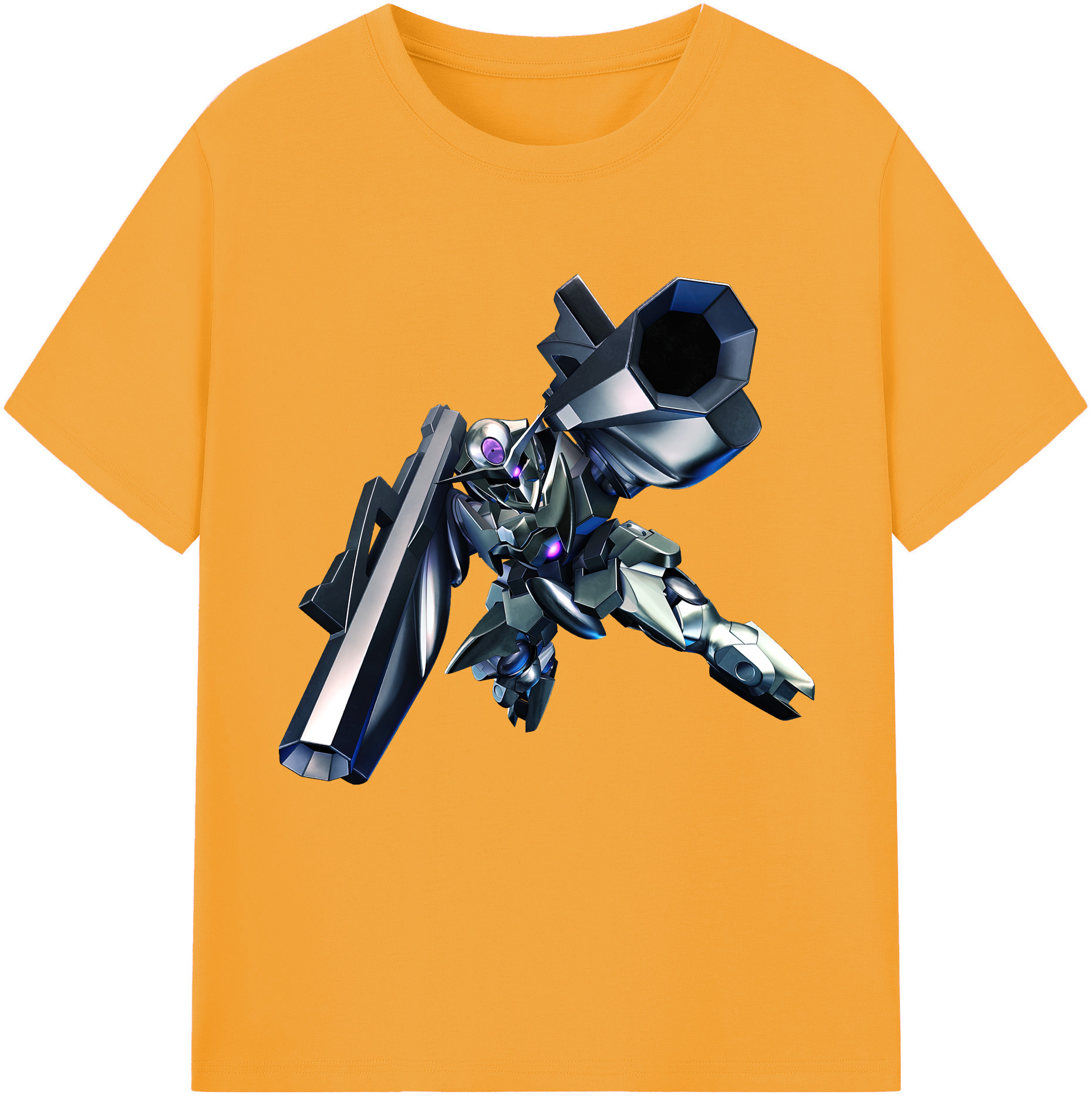 （画像用） 機動戦士ガンダム Mobile Suit Gundam レディースカジュアルプリントTシャツ（綿100％）