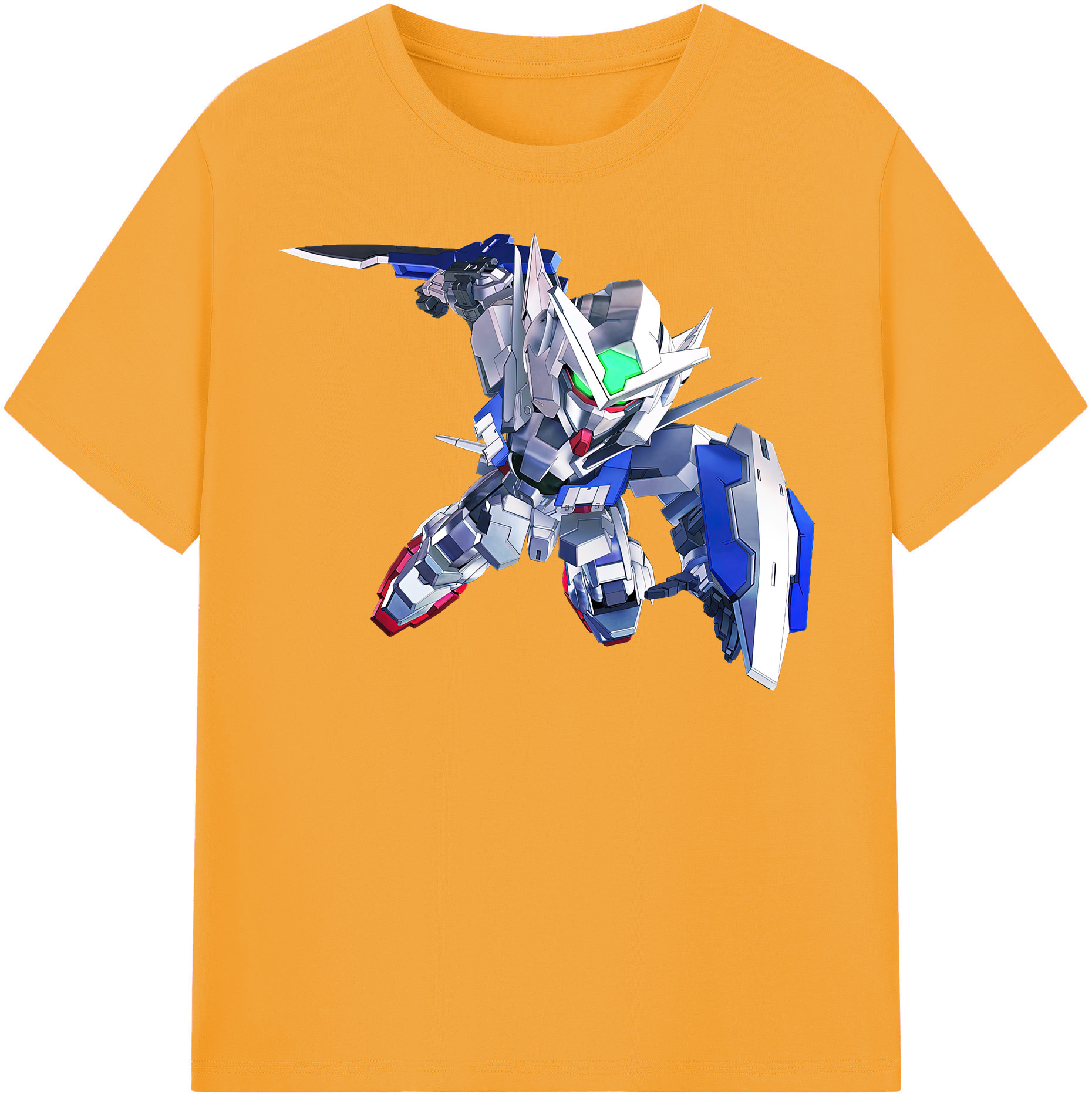 （画像用） 機動戦士ガンダム Mobile Suit Gundam レディースカジュアルプリントTシャツ（綿100％）