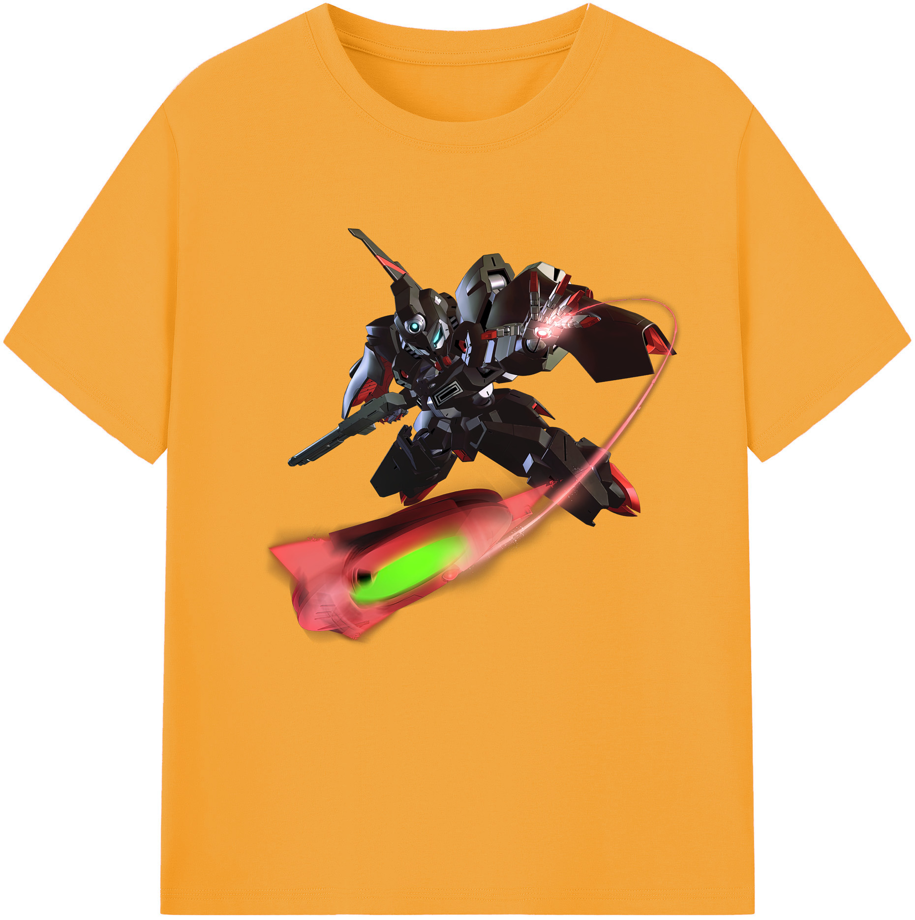（画像用） 機動戦士ガンダム Mobile Suit Gundam レディースカジュアルプリントTシャツ（綿100％）